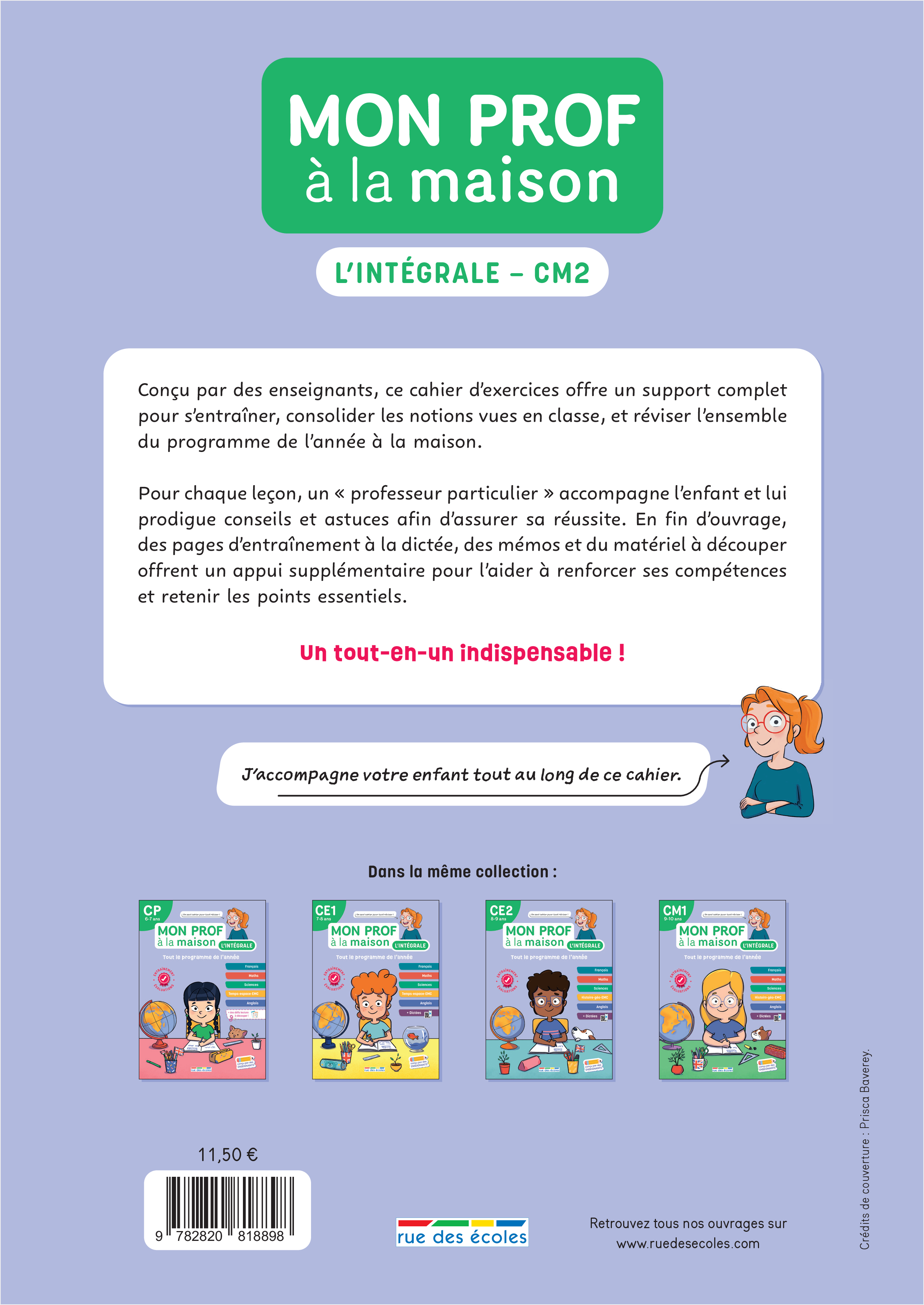 Mon prof à la maison - L'intégrale CM2 - Maxime Paul - RUE DES ECOLES