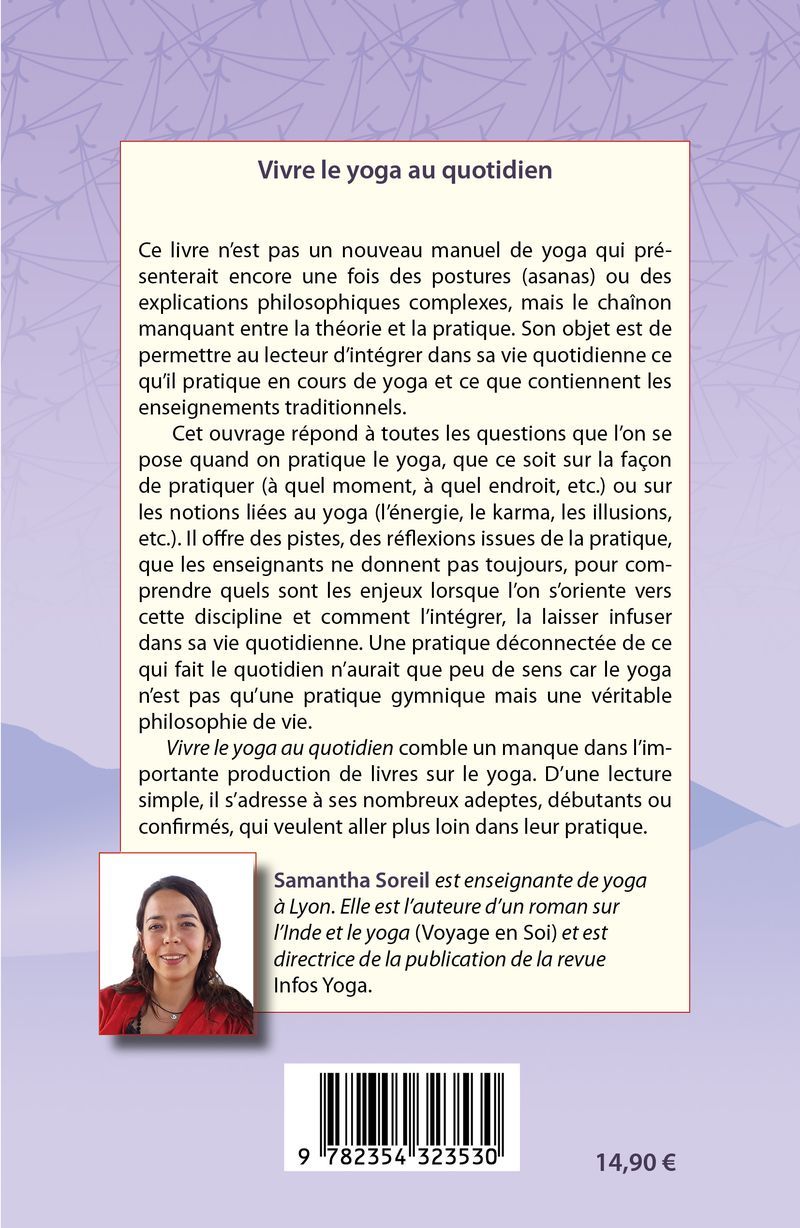 Vivre le yoga au quotidien - Samantha Soreil - SULLY