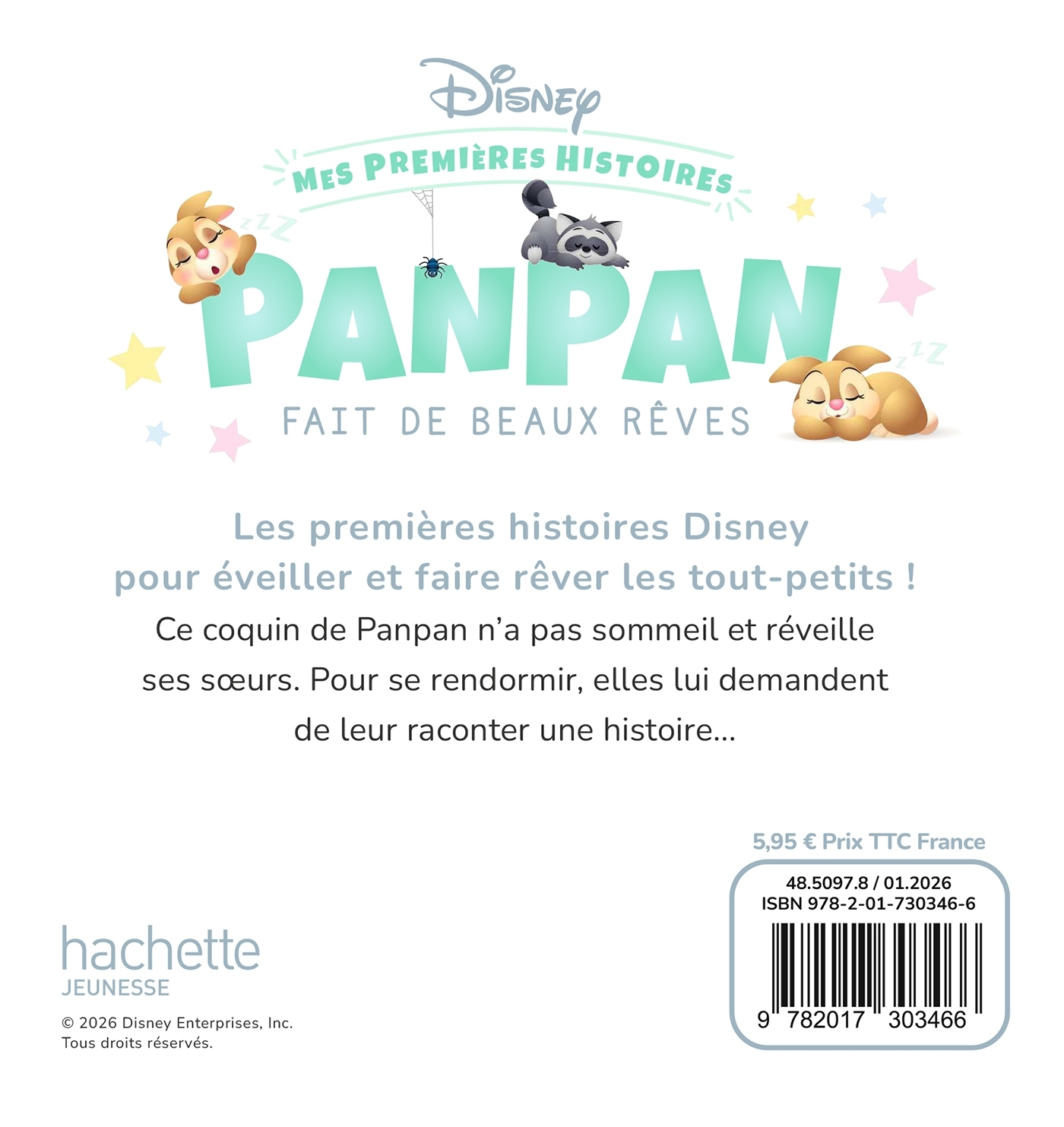 DISNEY - Mes Premières Histoires - Panpan fait de beaux rêves -  - DISNEY HACHETTE