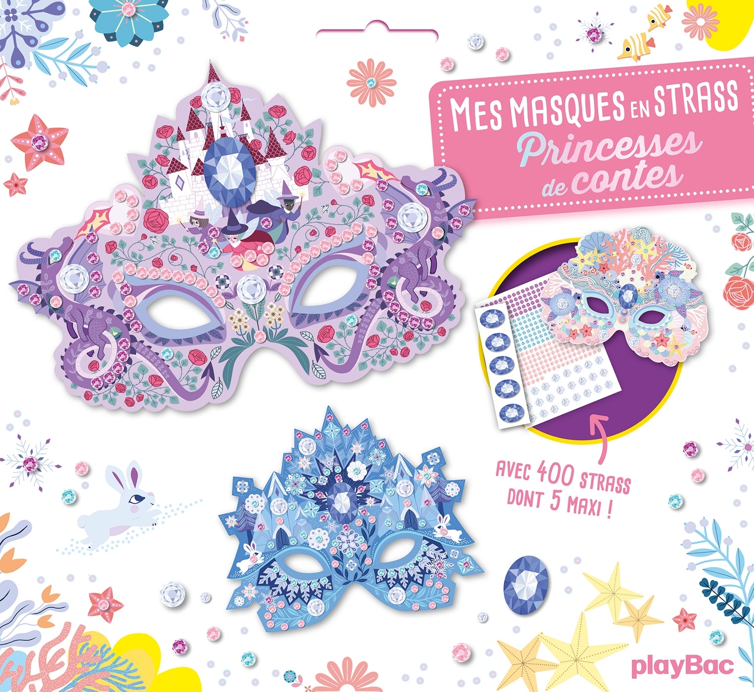 Mes masques en strass - Princesses de contes -  - PLAY BAC