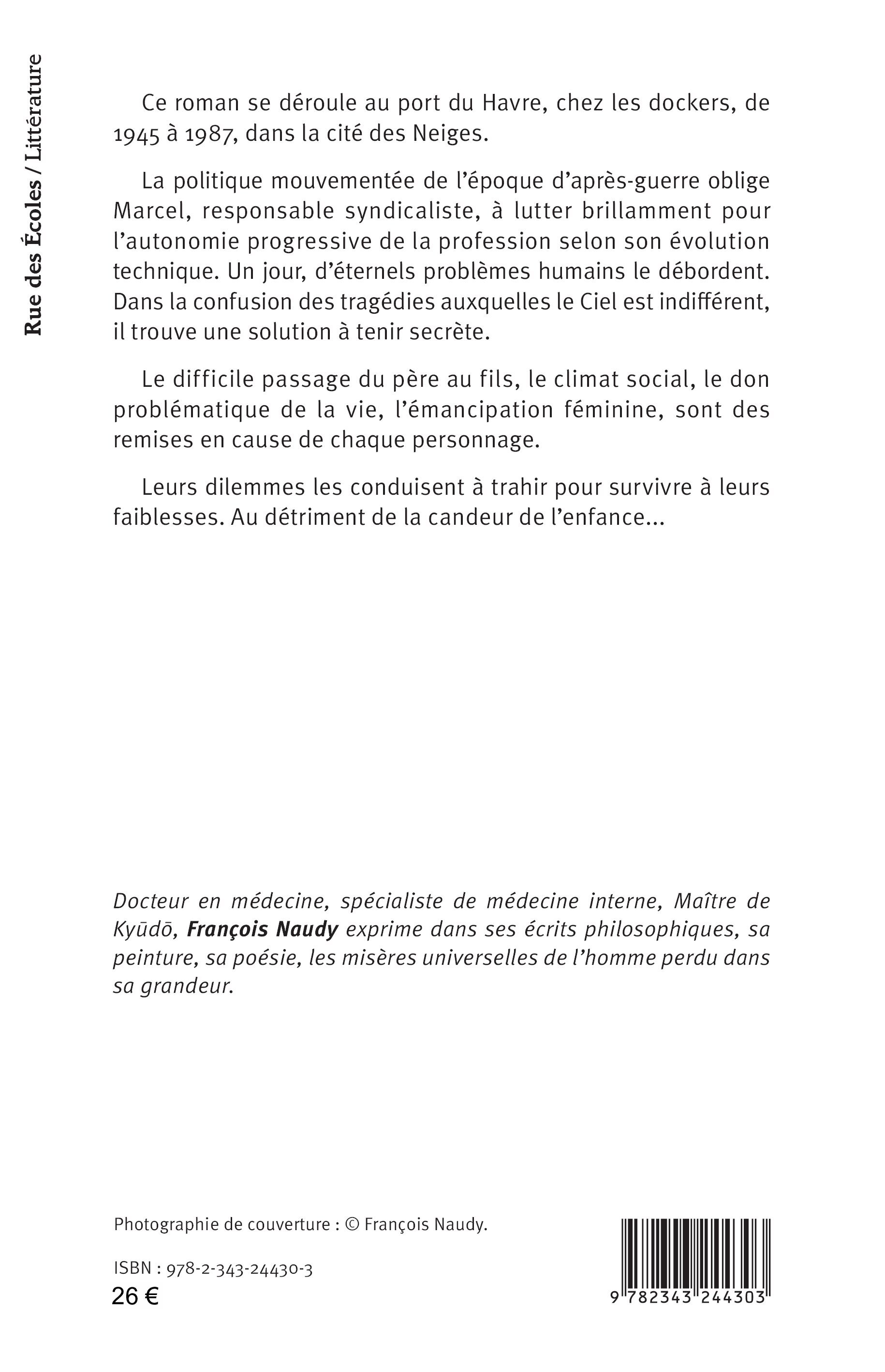 Le ciel n'attend pas demain - François Naudy - L'HARMATTAN