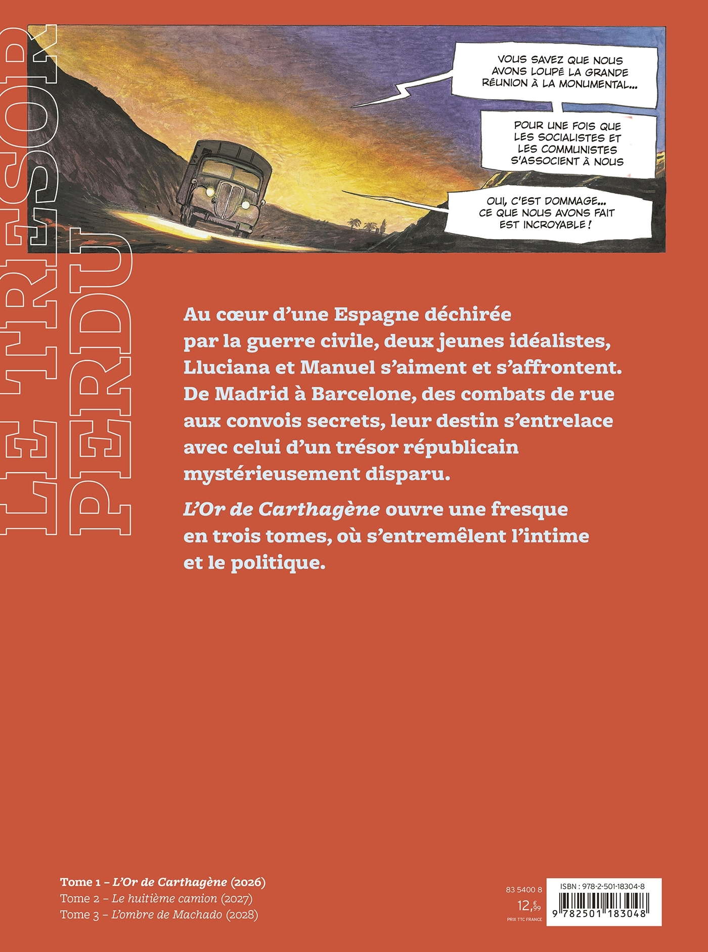 Le trésor perdu de la guerre d'Espagne - Philippe GUILLAUME, Pierre-Emmanuel Dequest - MARABULLES