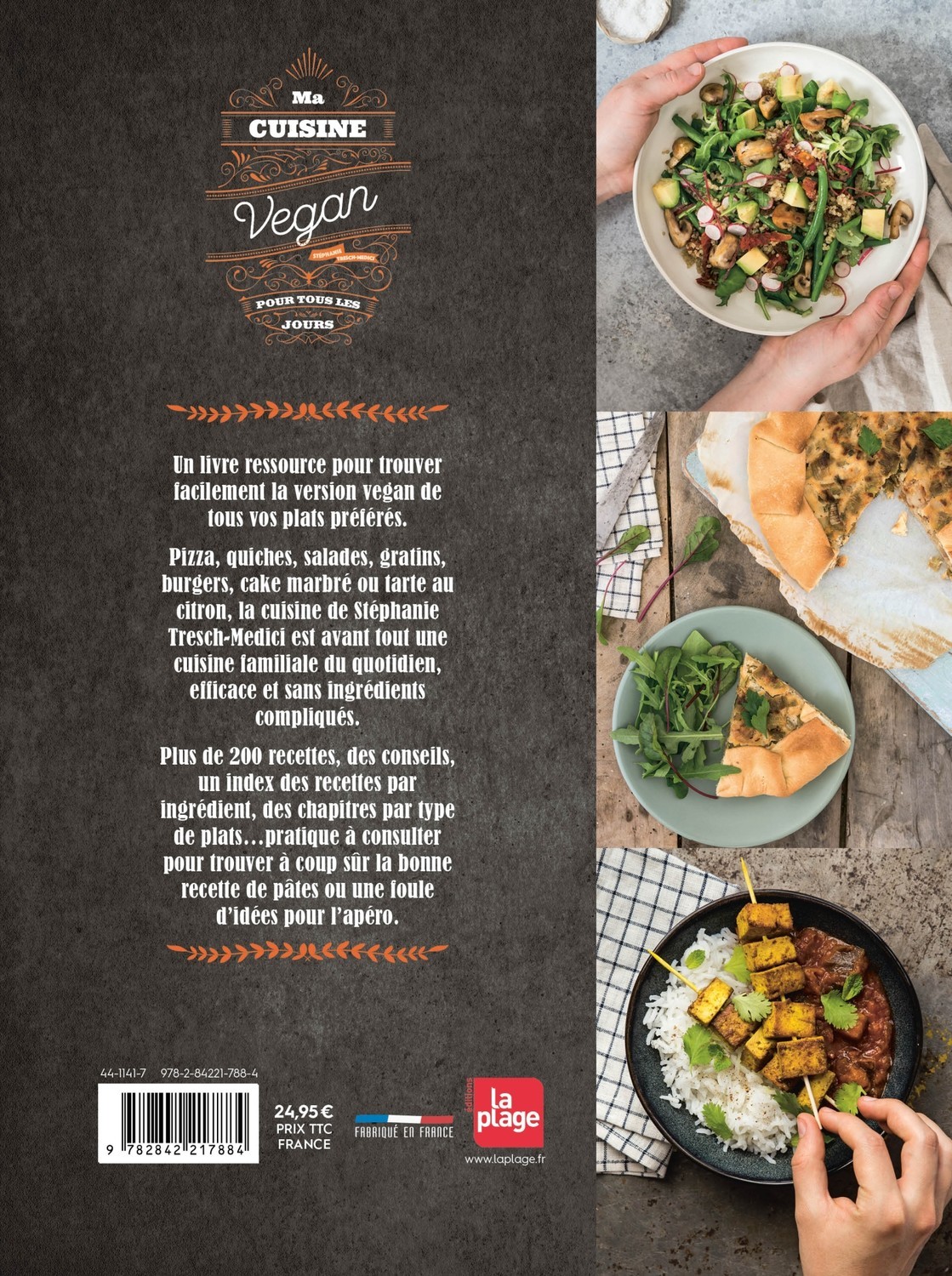 Ma cuisine vegan pour tous les jours - Stéphanie Tresch-Medici - LA PLAGE