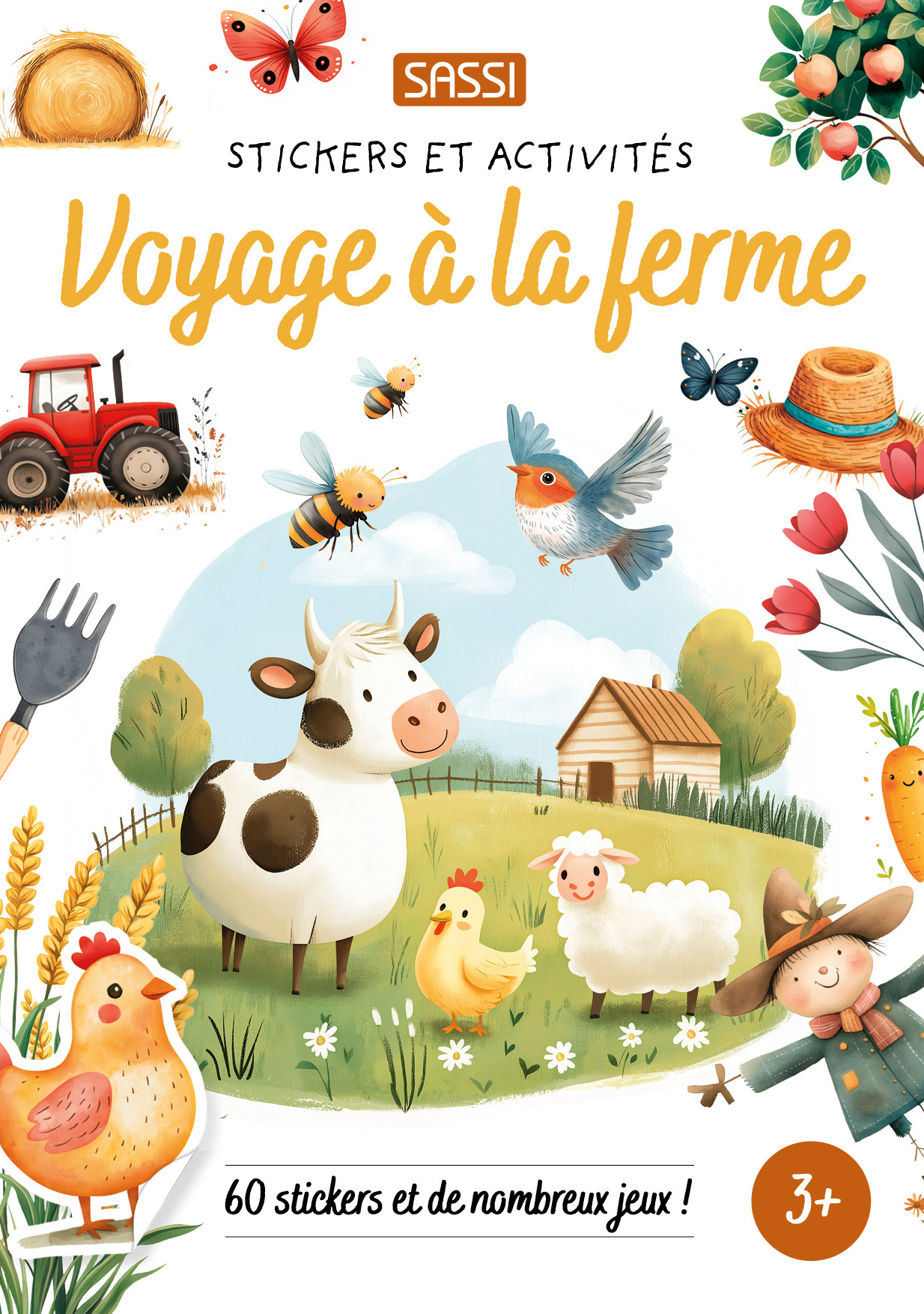 Livres d'activités. Voyage à la ferme - Maria Sara, , Sarah Mabilia, Aa. Vv., Negrel,  Aa. Vv., Maria Sara Mabilia, Sarah Negrel - SASSI