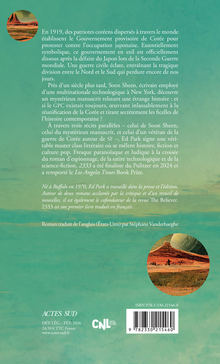2333 - Ed Park - ACTES SUD