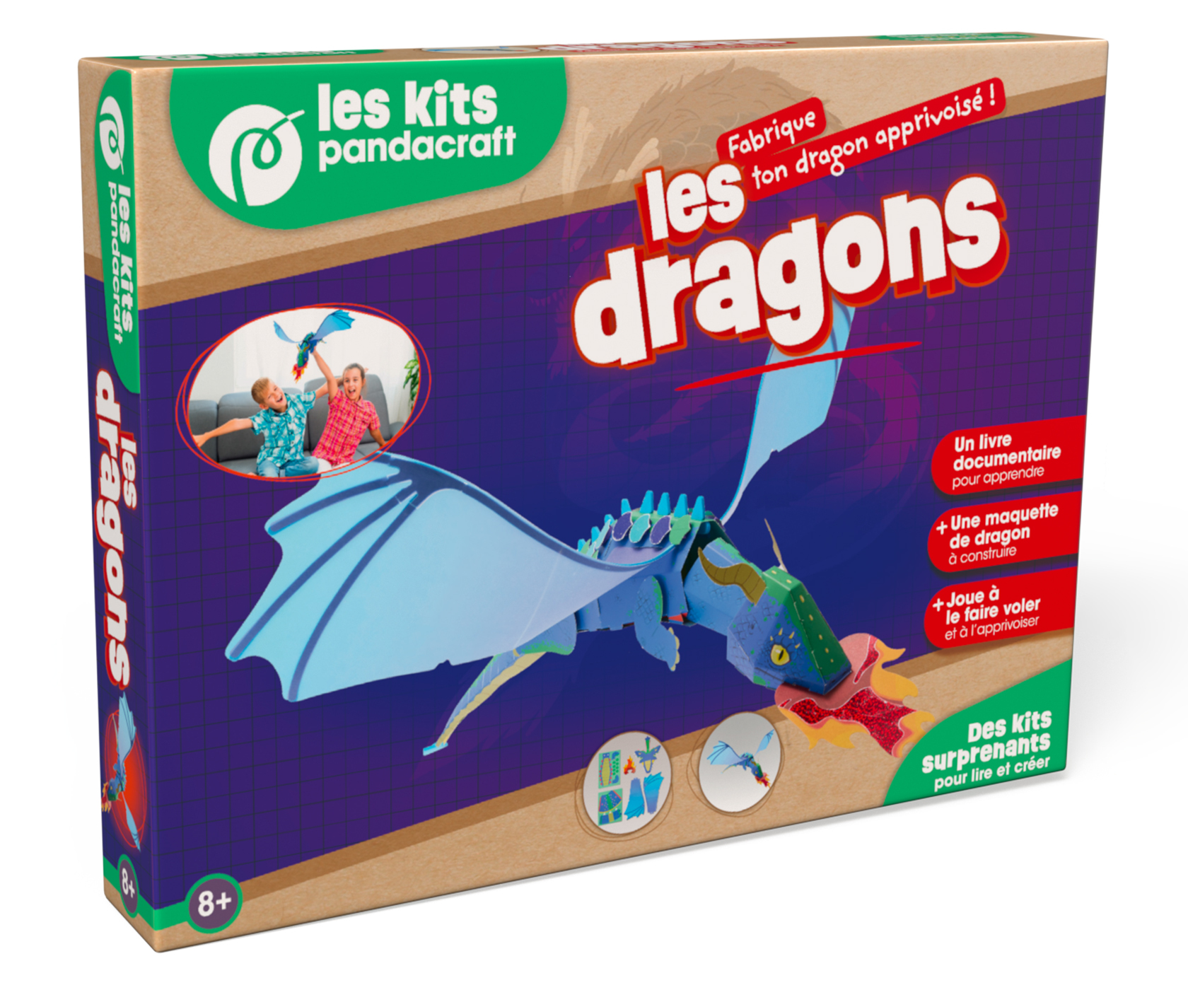 Les dragons - Kit Pandacraft dès 8 ans -  - PANDACRAFT