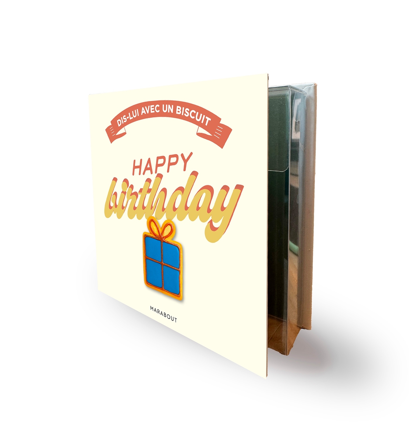 Coffret Dis lui avec un biscuit - Happy birthday -   - MARABOUT