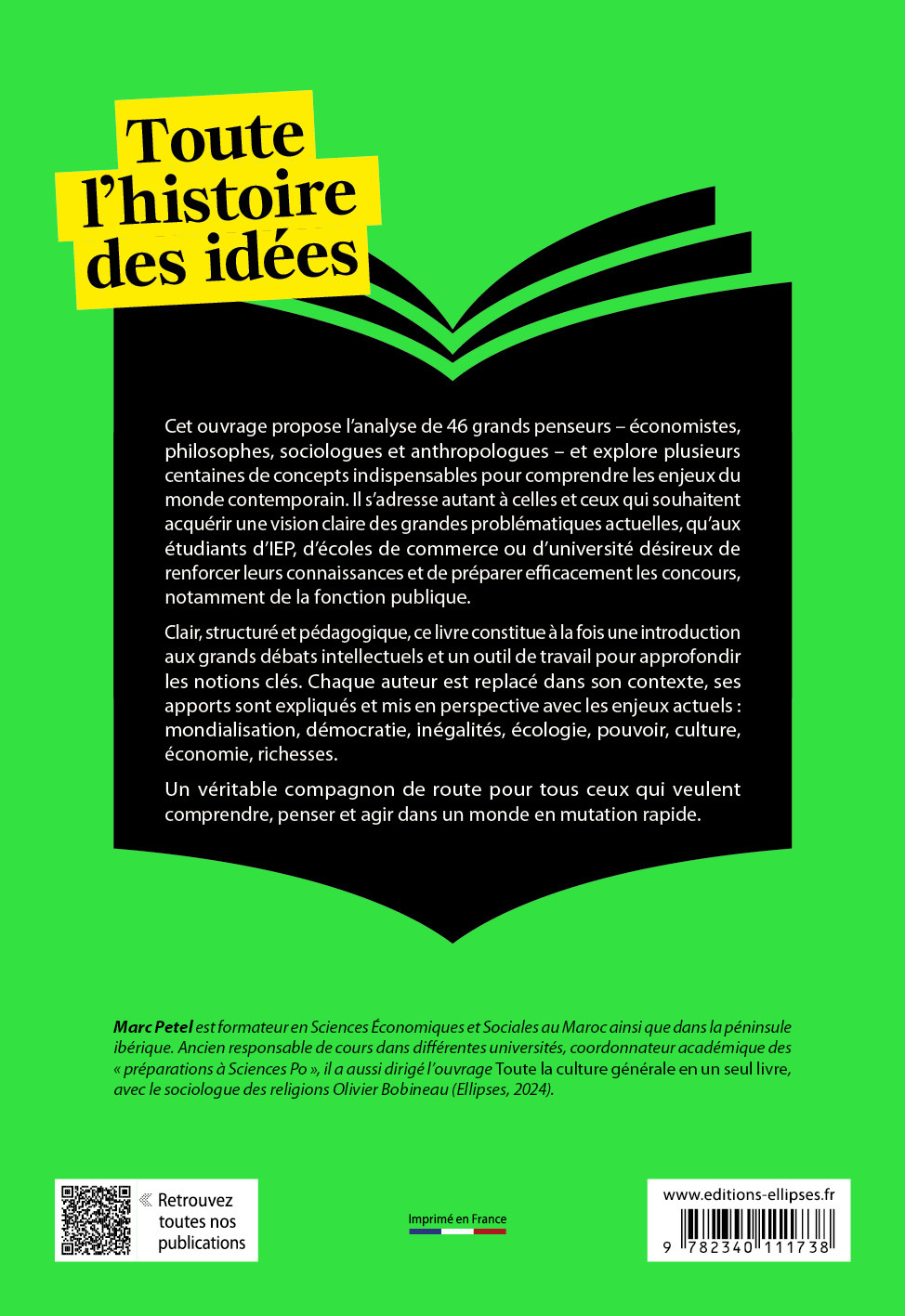 Toute l'histoire des idées - Marc PETEL, Olivier Bobineau, Julia Defendini, Michel Delattre, Dominique Glaymann, Joël Hillion, Hervé Mauroy - ELLIPSES