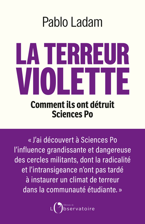 LA TERREUR VIOLETTE -  Ladam pablo, Pablo Ladam - L'OBSERVATOIRE