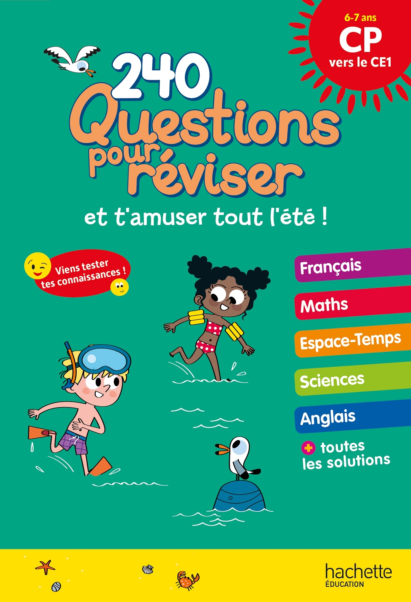 Questions pour réviser - Du CP au CE1 - Cahier de vacances 2026 - Clémence Roux de Luze, Michele Lecreux, Sandra Lebrun, Loïc Audrain - HACHETTE EDUC