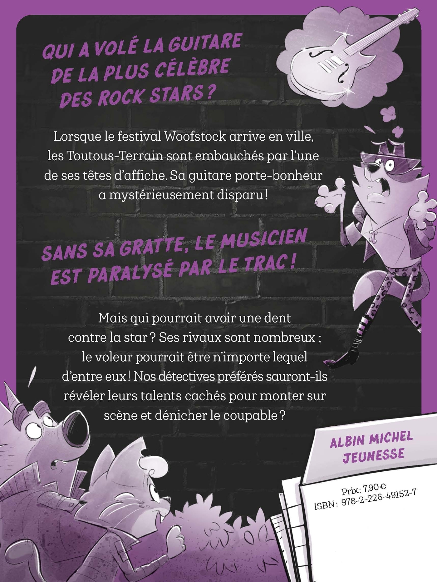 L'Agence Toutou-Terrain - tome 4 - Les Rois de la gratte - Kate Kemple, Jol Kemple - ALBIN MICHEL