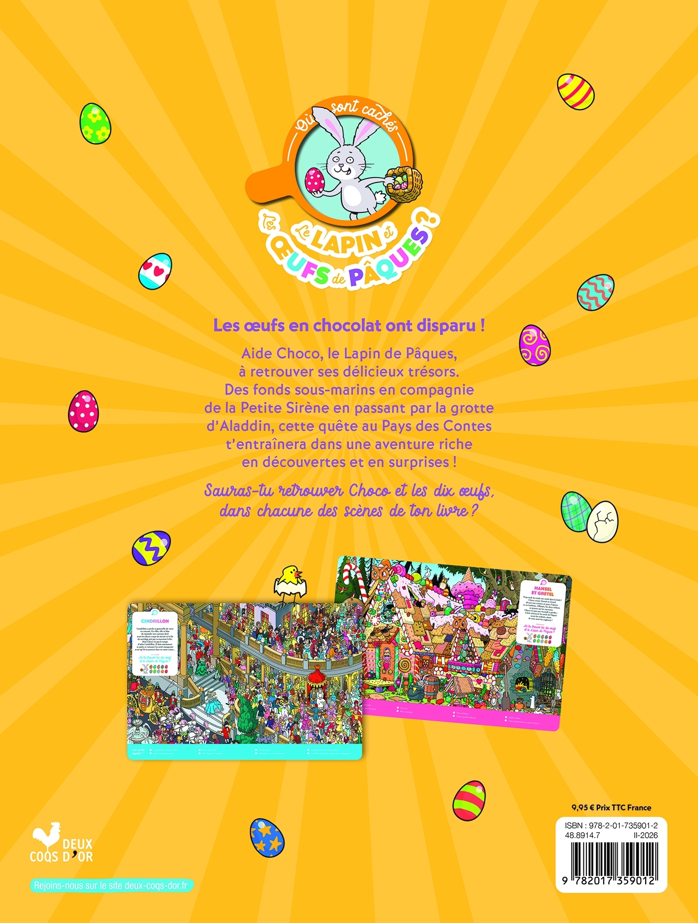 Où sont cachés le lapin et les oeufs de Pâques ? -  - DEUX COQS D OR