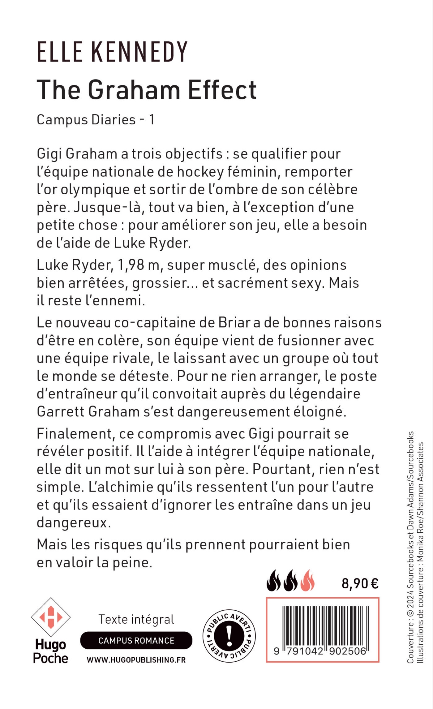 Campus diaries - Tome 01 - Elle Kennedy - HUGO POCHE