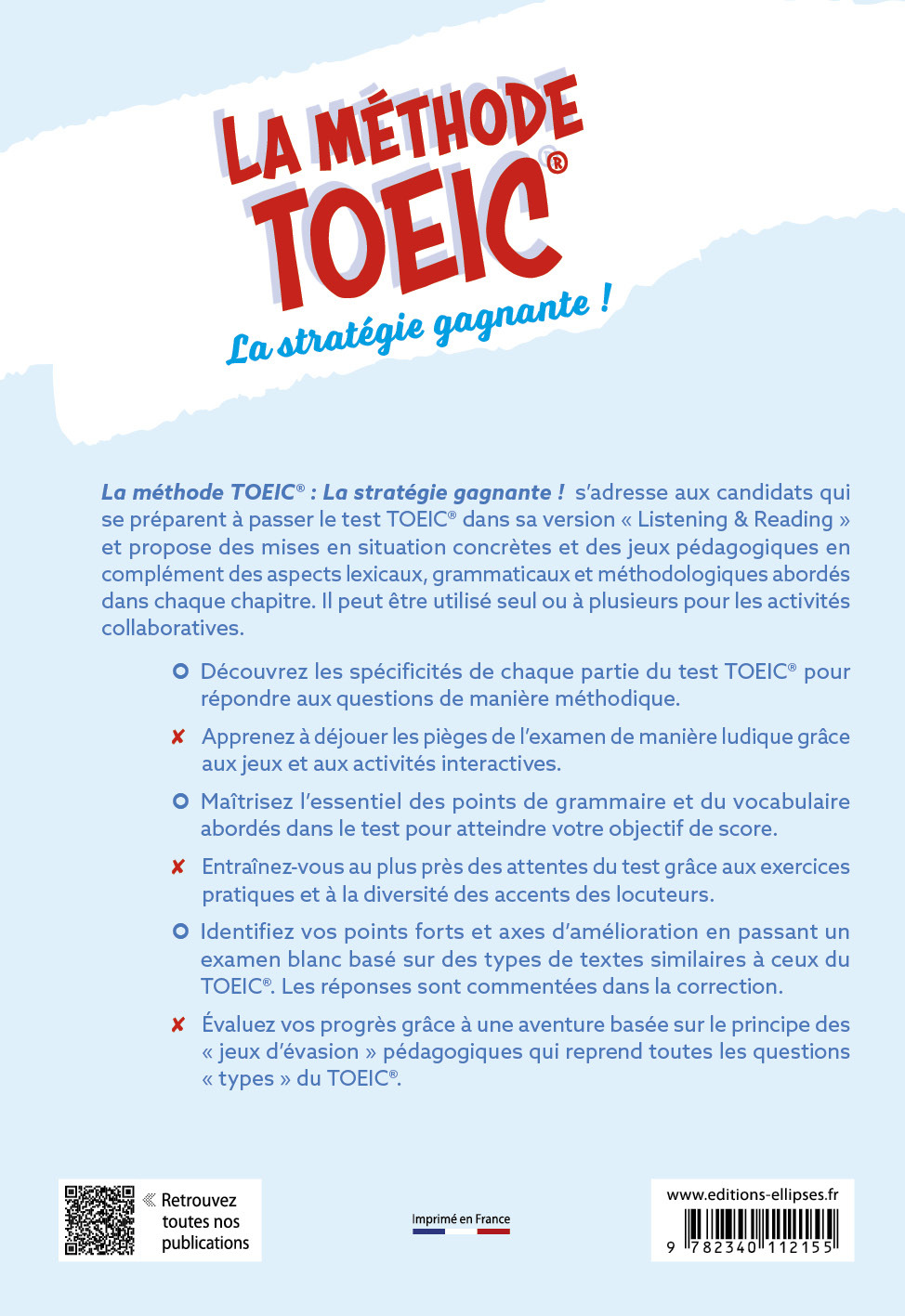 La méthode TOEIC - Pierre-Emile Lapérine - ELLIPSES