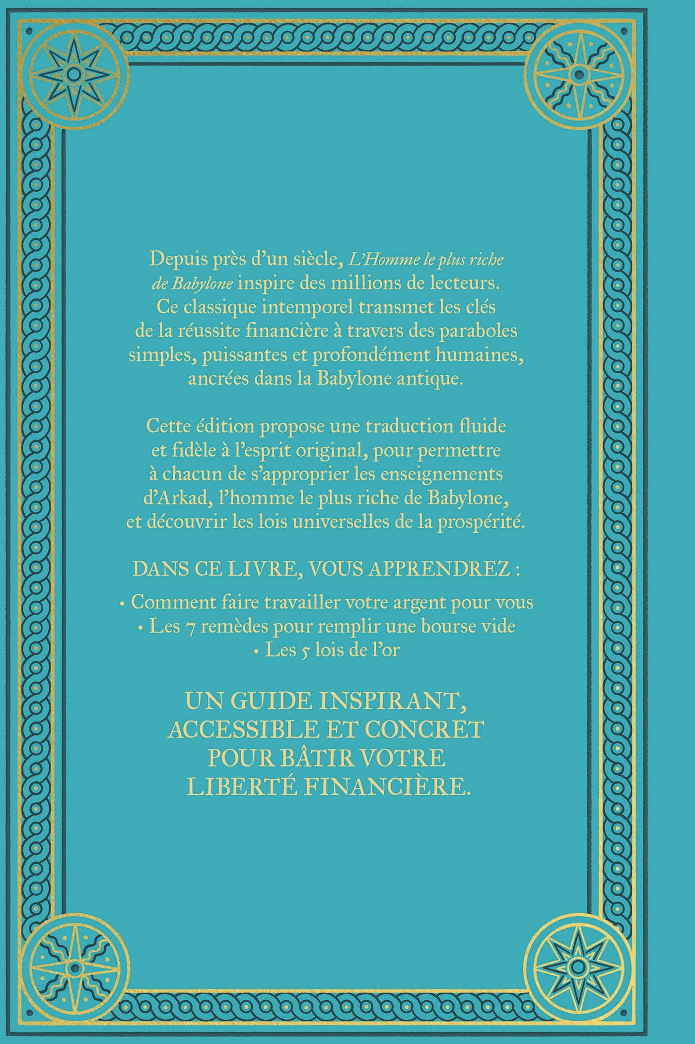 L'homme le plus riche de Babylone - George Samuel Clason - HACHETTE PRAT