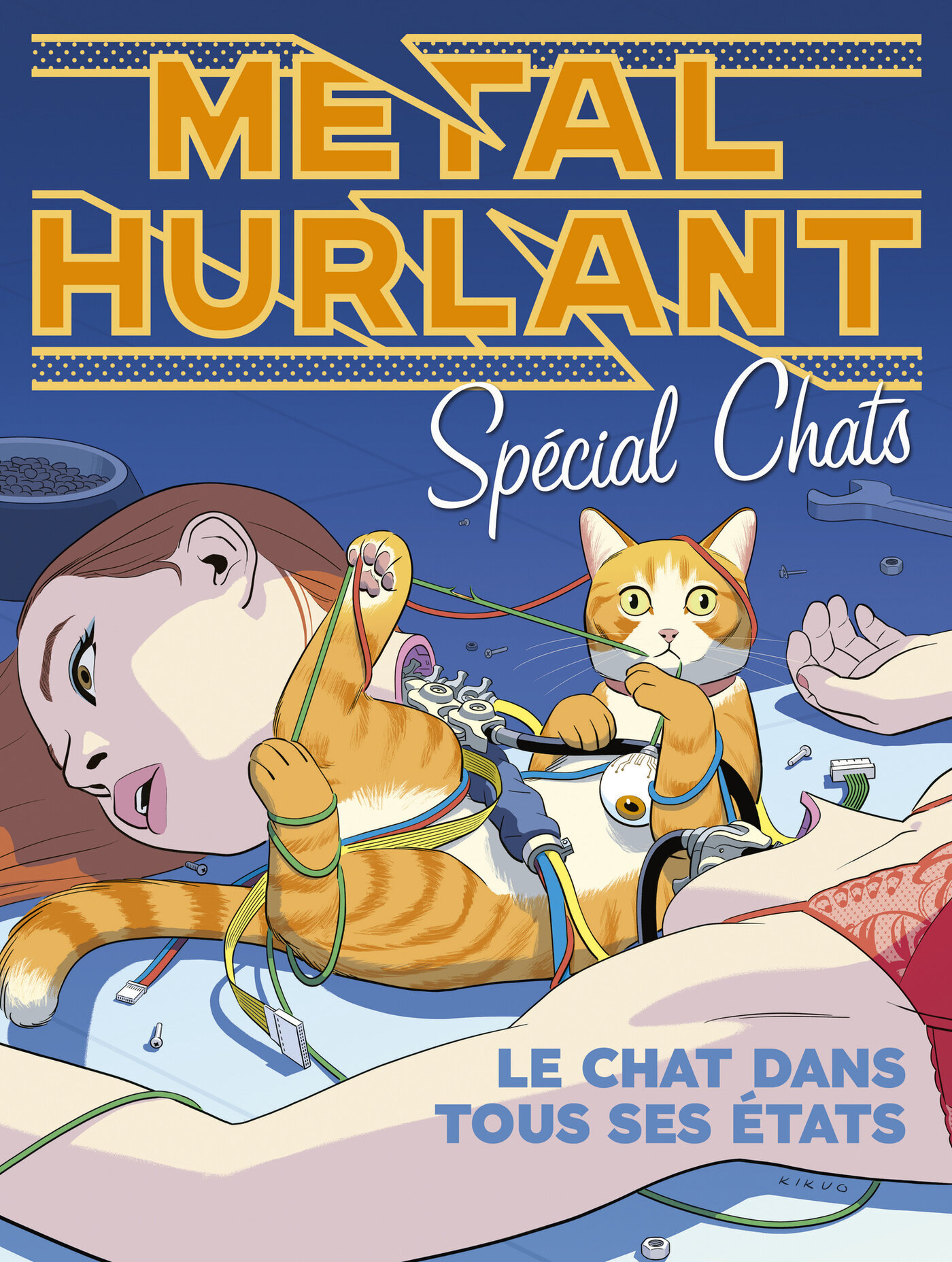 Métal Hurlant Hors Série : Les Chats -  Collectif, Enki Bilal, Laurent Siefer,  Pixel Vengeur, Jean-Luc Cornette, Jurek Malottke, Manolo Carot, Bob Op't Land, Nancy Peña, Sergio Vanello, Alexandre Kha, Jerry Frissen, Nir Levie,  Hai-Anh, Brouette Hurlante