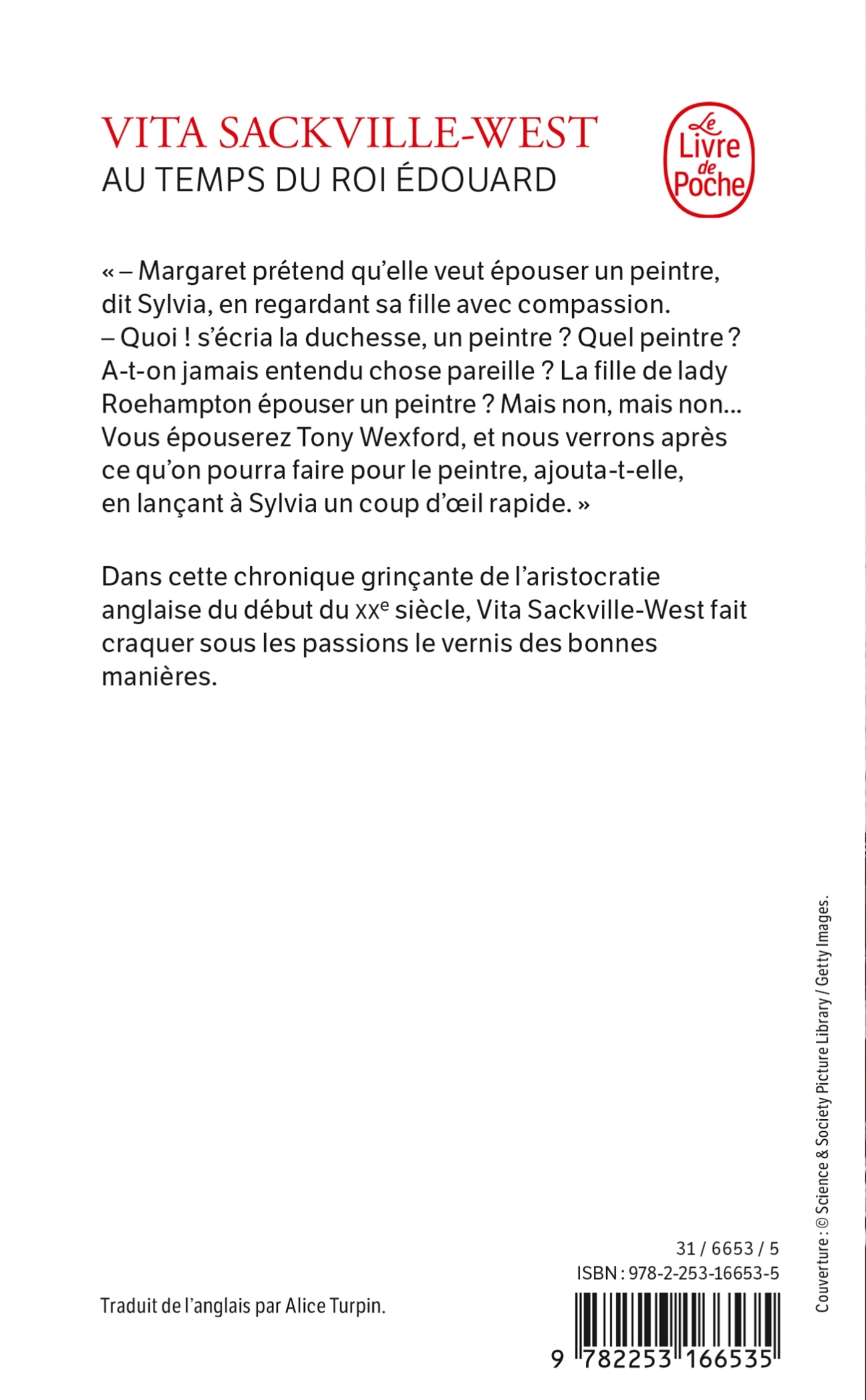 Au temps du roi Edouard - Vita Sackville-West - LGF