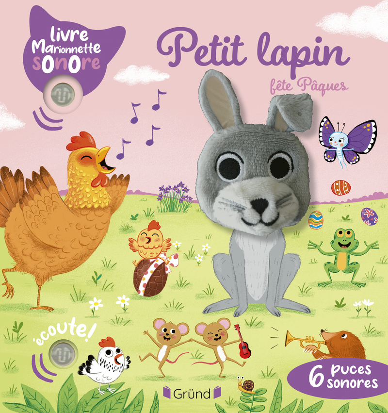 Petit lapin fête Pâques - Emilie Collet - GRUND