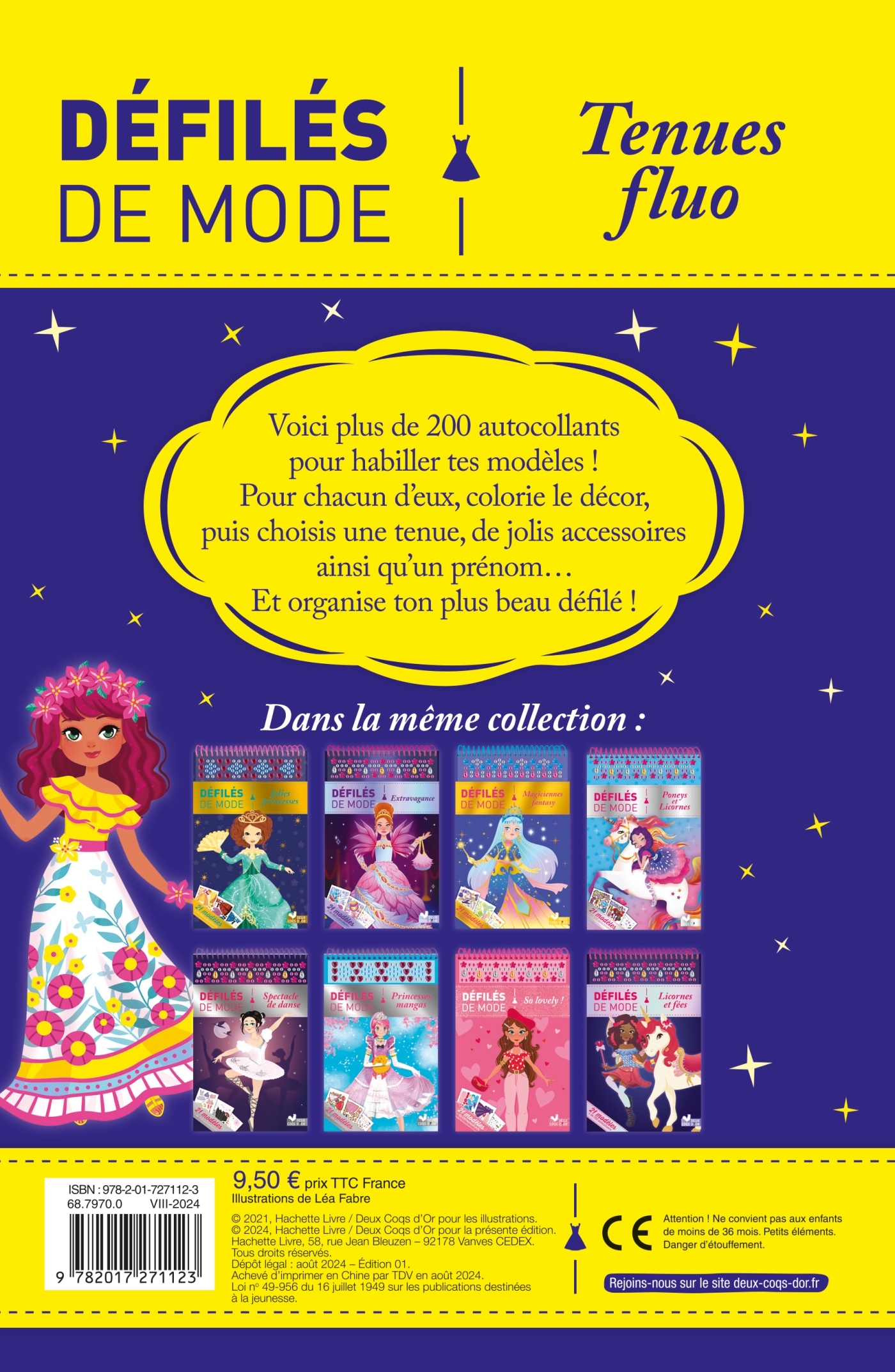 Tenues fluo - bloc spirale - FABRE LEA - DEUX COQS D OR