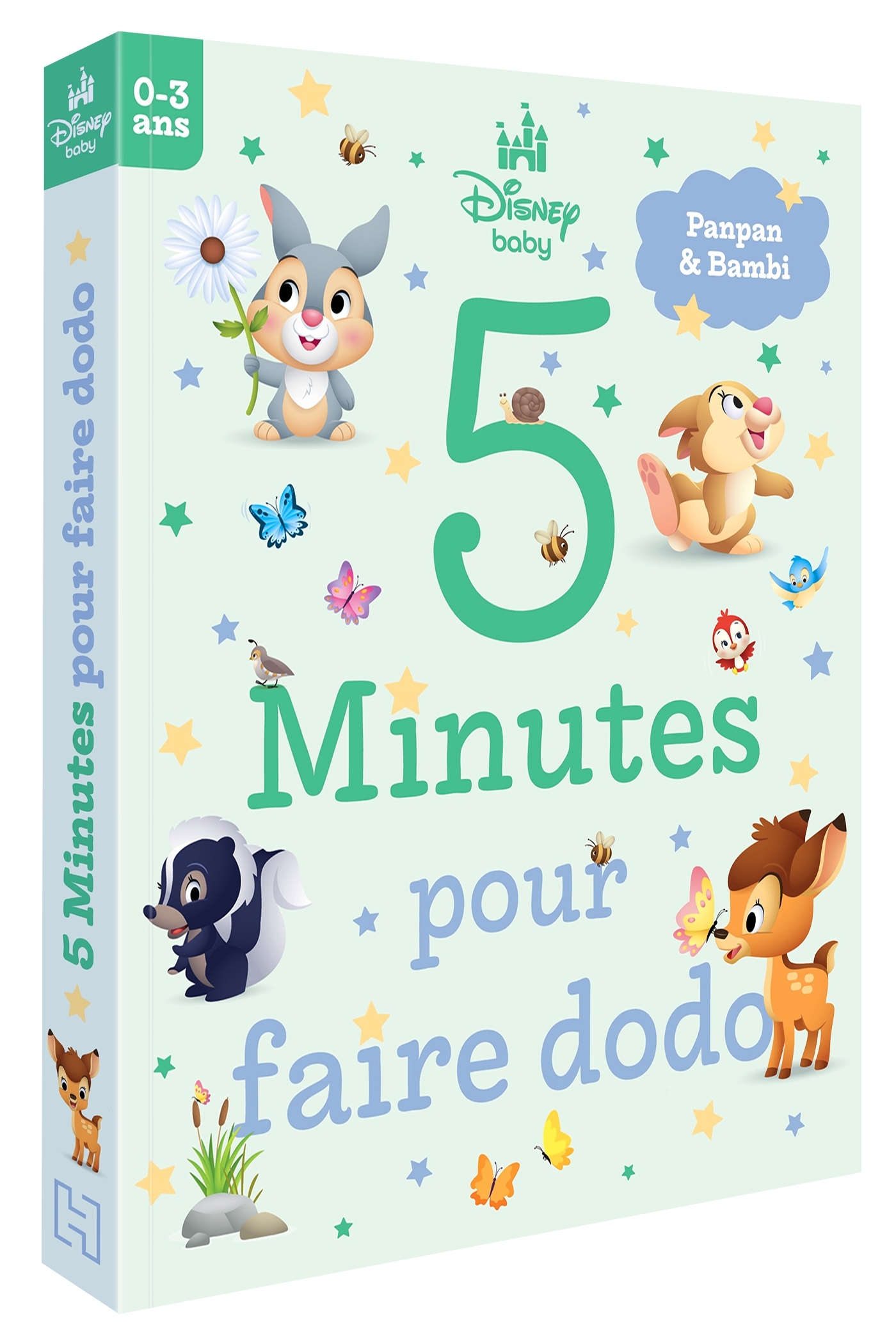 DISNEY BABY - 5 Minutes pour faire dodo (0-3 ans) - Panpan et Bambi -  - DISNEY HACHETTE