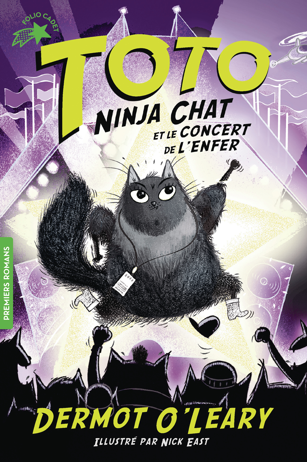 Toto Ninja chat et le concert de l'enfer - Dermot O'Leary - GALLIMARD JEUNE