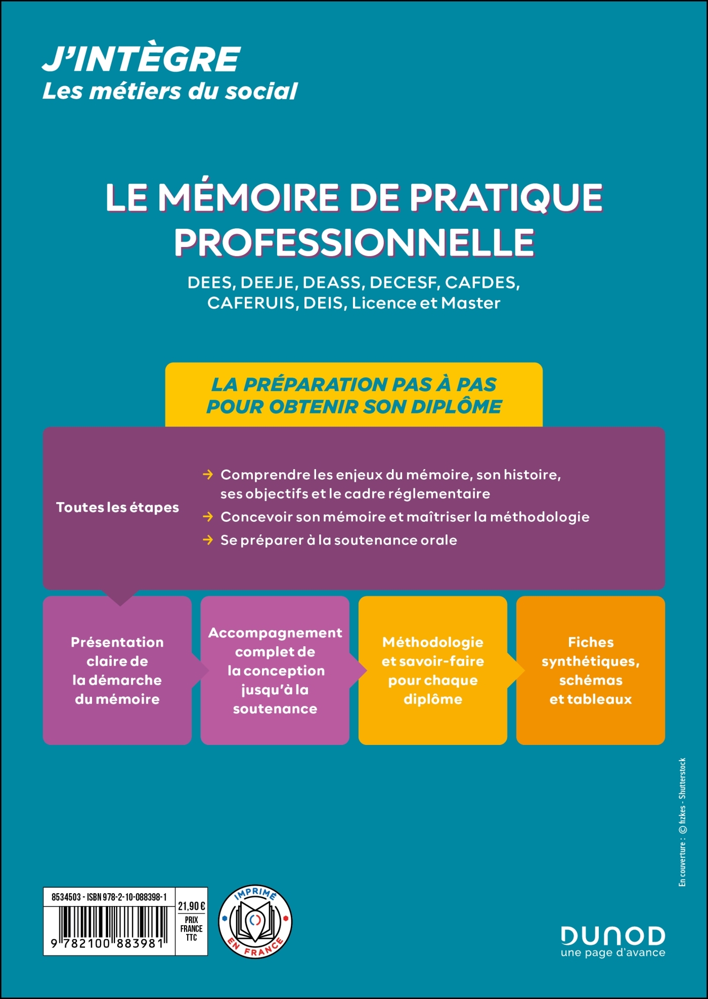 Le mémoire de pratique professionnelle - Daniela Levy, Charlotte Rousseau - DUNOD