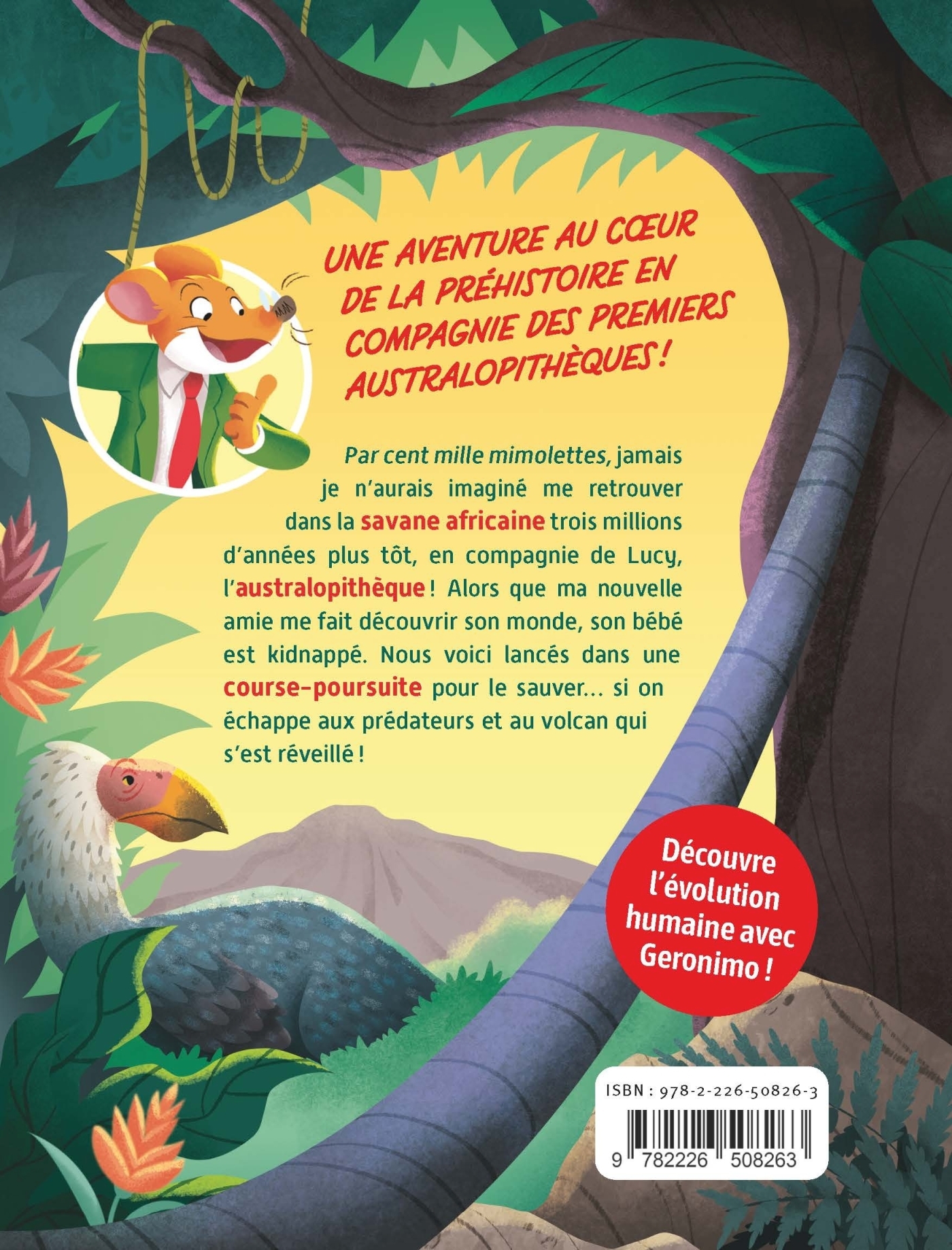 Geronimo Stilton (Hors série) Mon ancêtre Lucy - Geronimo Stilton - ALBIN MICHEL
