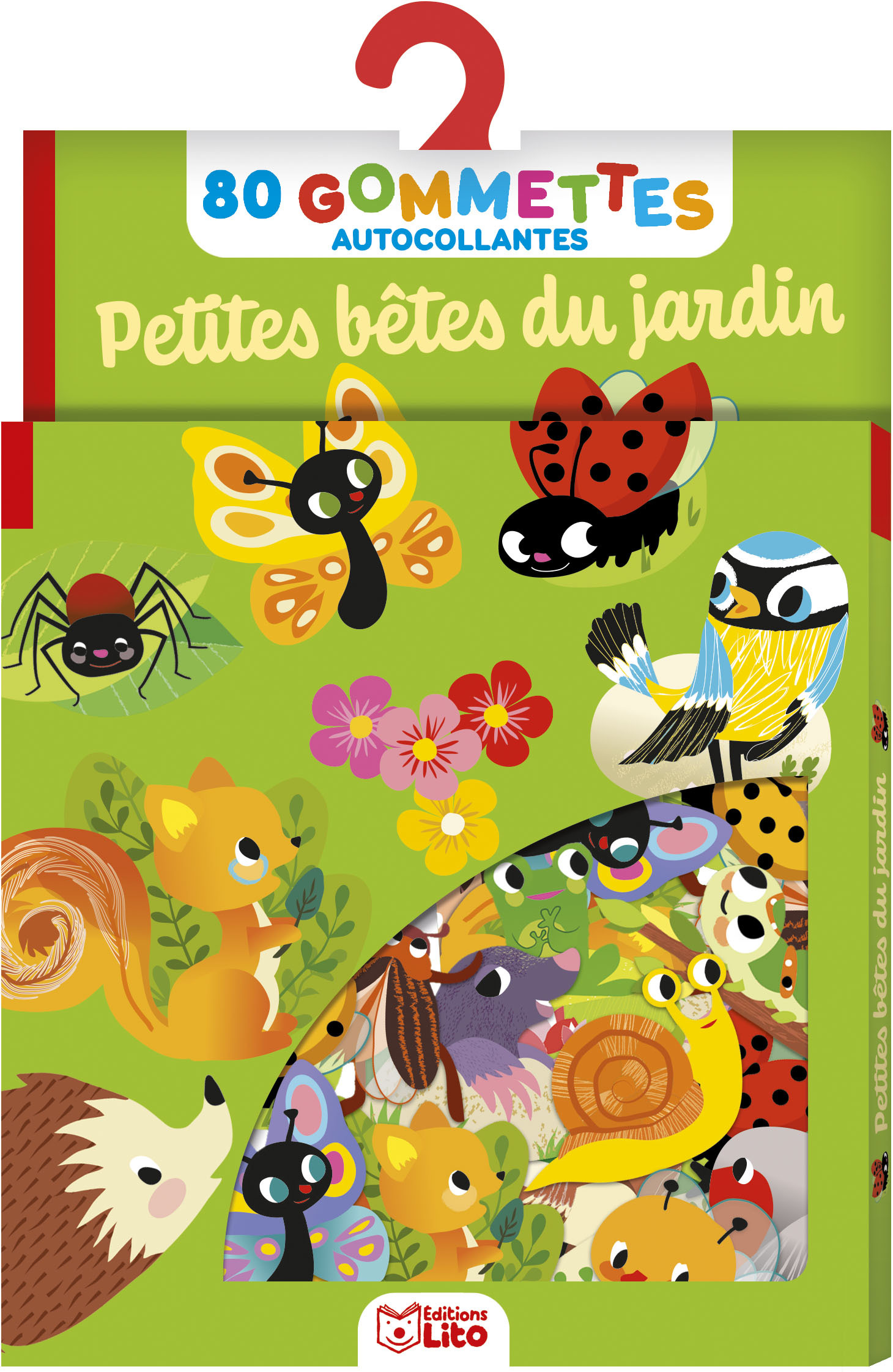 GOMMETTES PETITES BETES JARDIN -  - LITO