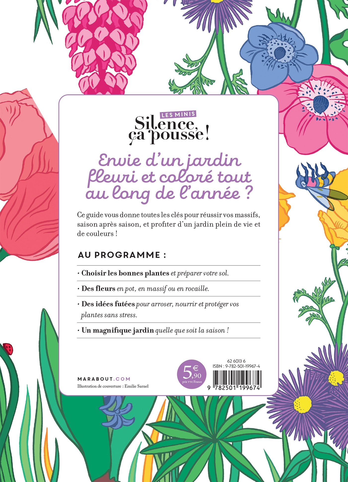 Les minis Silence ça pousse ! Je veux des fleurs dans mon jardin - Stéphane Marie - MARABOUT