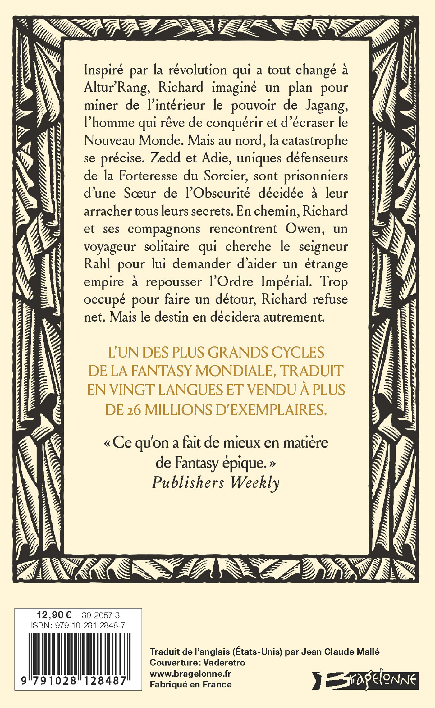 L'Épée de vérité, T8 : L'Empire des vaincus - Terry Goodkind - BRAGELONNE