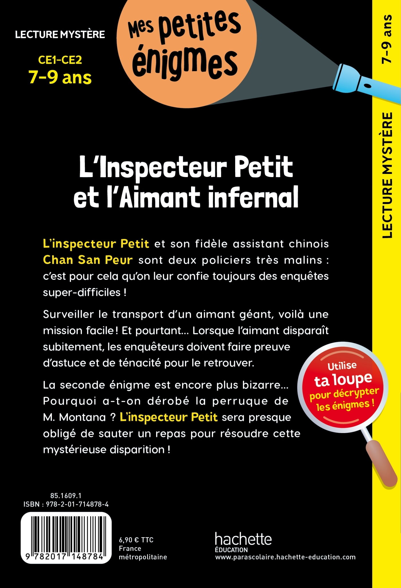 L'inspecteur Petit et l'Aimant infernal - CE1 et CE2 - Cahier de vacances 2025 -  COLLECTF - HACHETTE EDUC