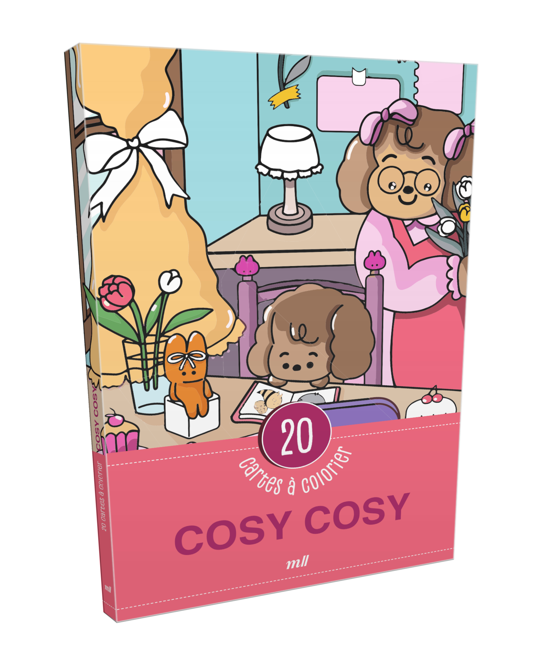 Cosy cosy - 20 cartes à colorier -  Luisa's Pink Corner,  Collectif - MERCILESLIVRES