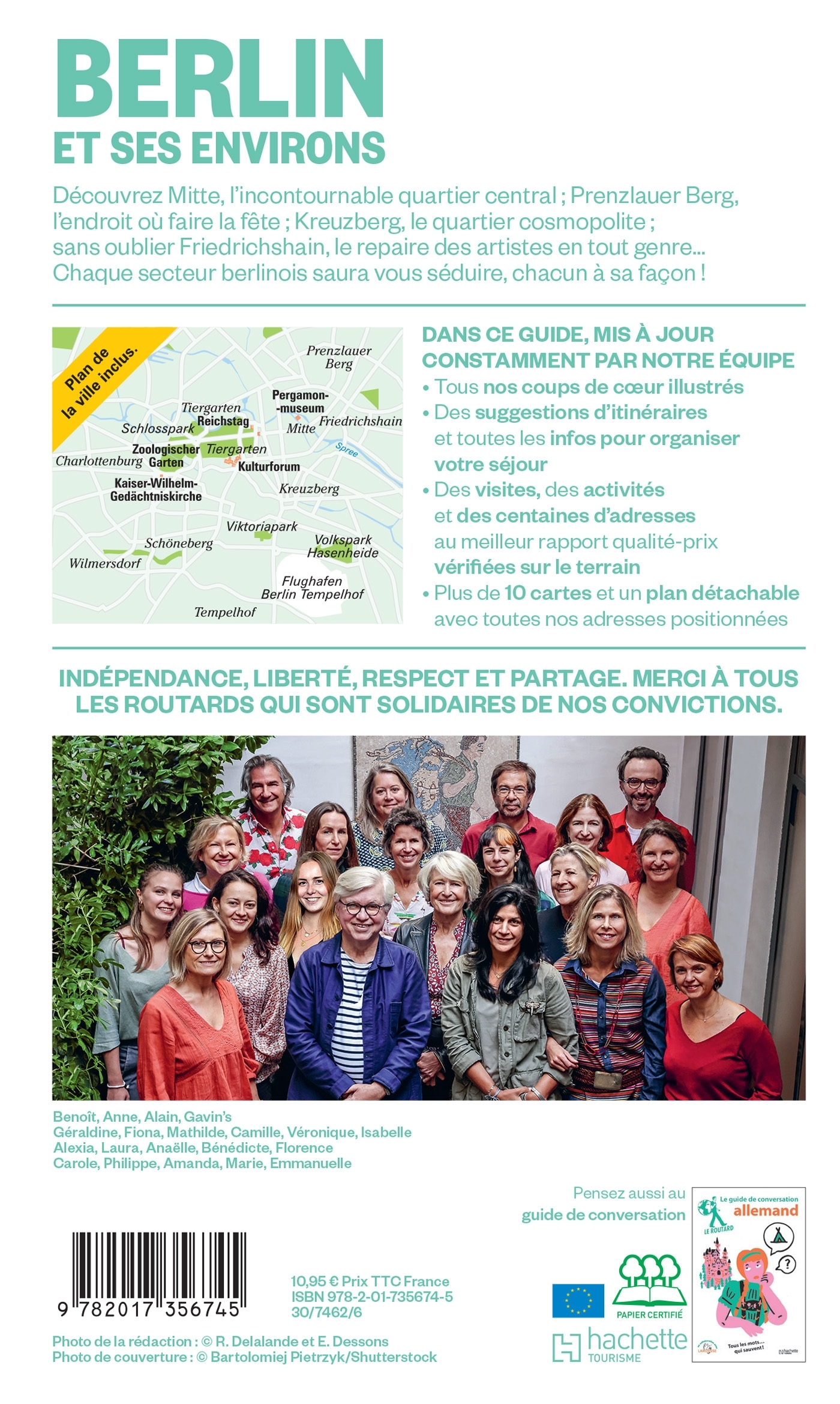 Guide du Routard Berlin et ses environs 2026/27 - ERICK ALEXANDERSON ROSAS,   - HACHETTE TOURI