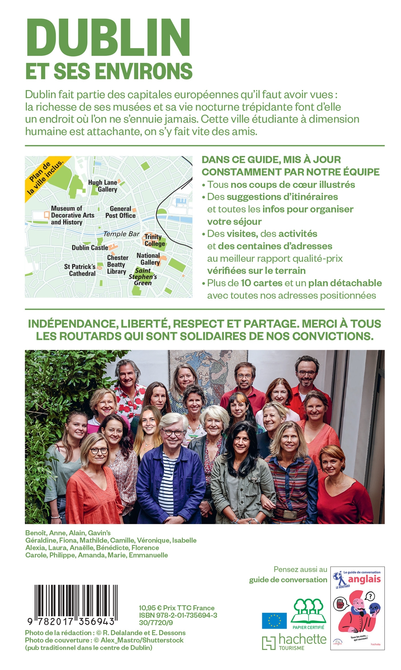 Guide du Routard Dublin 2026/27 - ERICK ALEXANDERSON ROSAS,   - HACHETTE TOURI