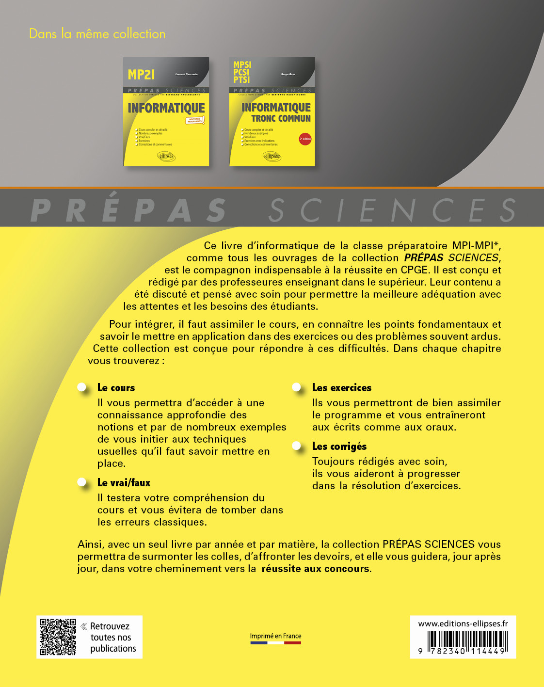 Informatique MPI/MPI* - Lou Chalmain, Galatée Hémery, Bertrand Hauchecorne - ELLIPSES