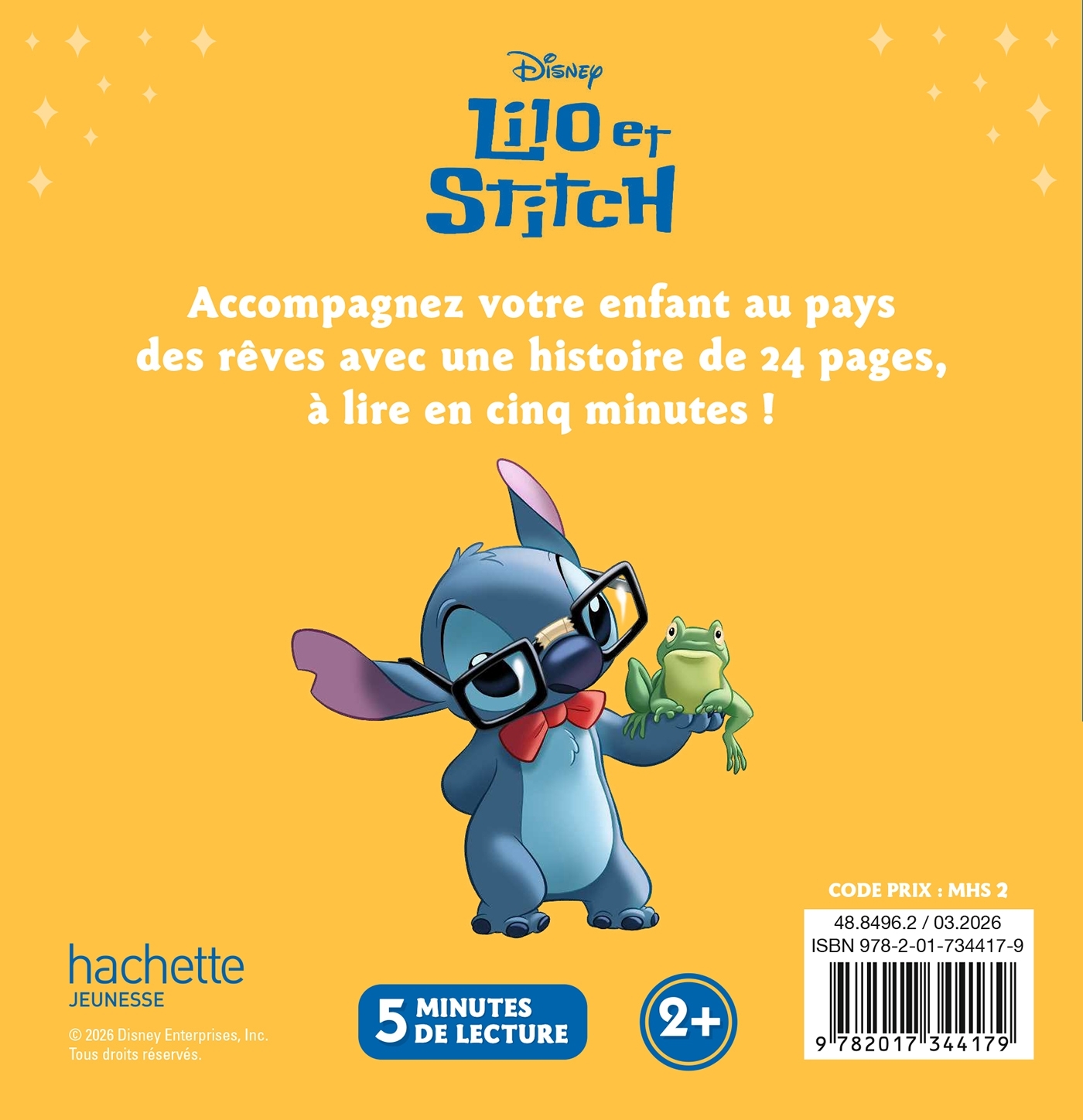 LILO ET STITCH - Mon Histoire du Soir - Stitch à l'école - Disney -  Disney - DISNEY HACHETTE