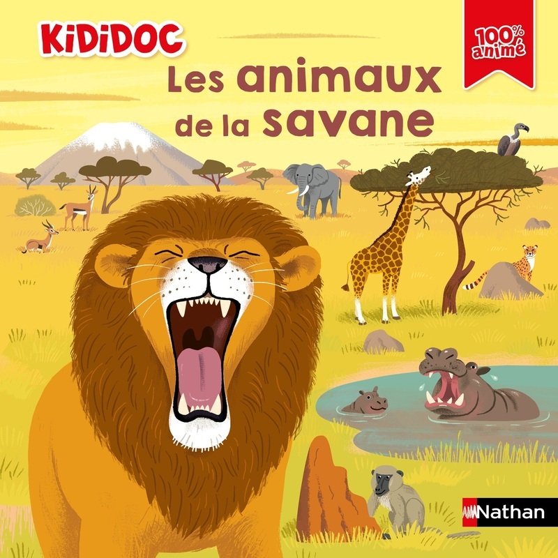 Les animaux de la savane - Valérie Guidoux - NATHAN