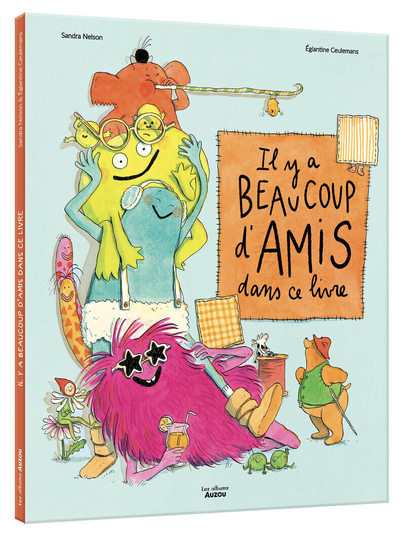 Il y a beaucoup d'amis dans ce livre - Sandra Nelson - AUZOU