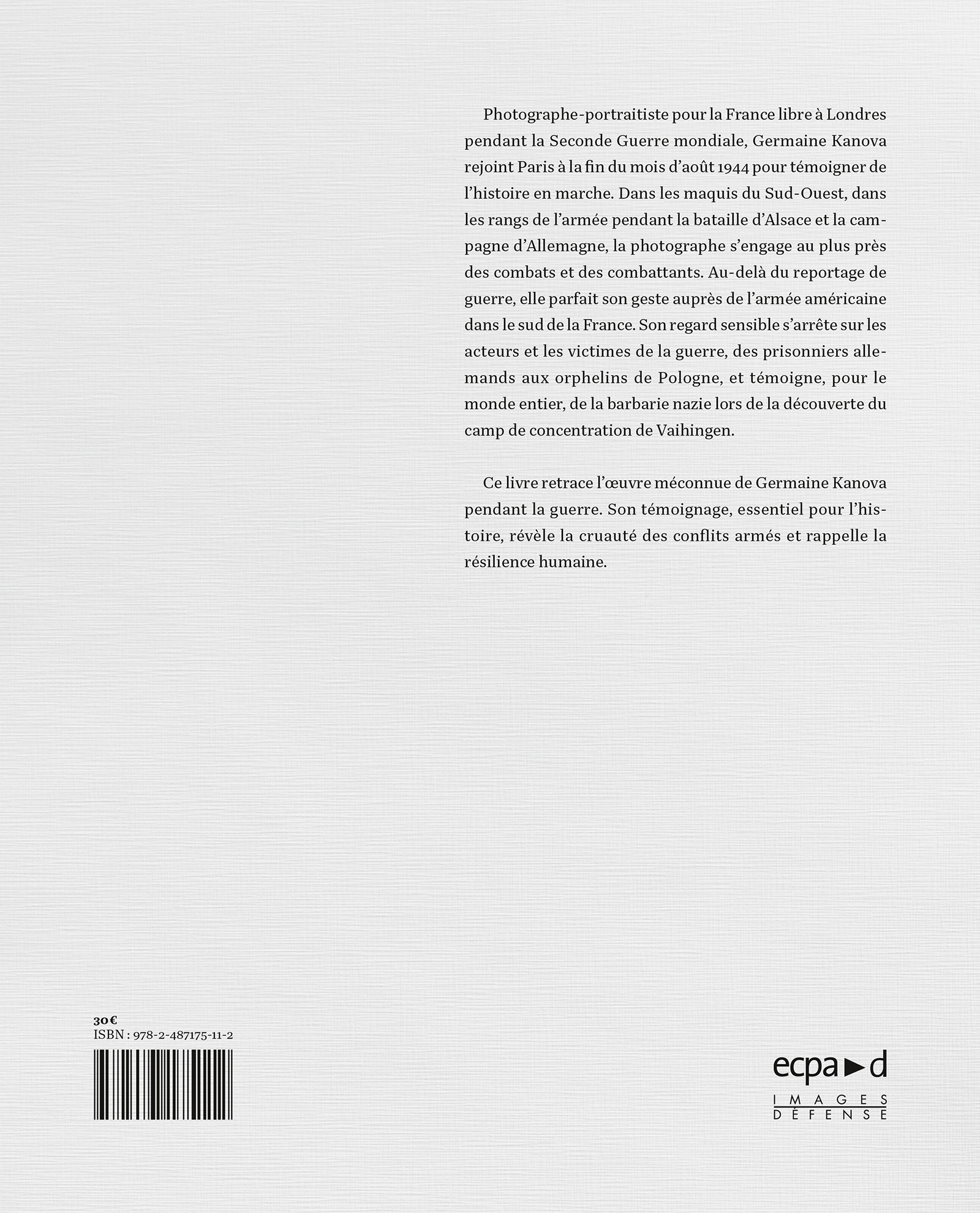 Germaine Kanova - ECPAD Collectif - ECPAD