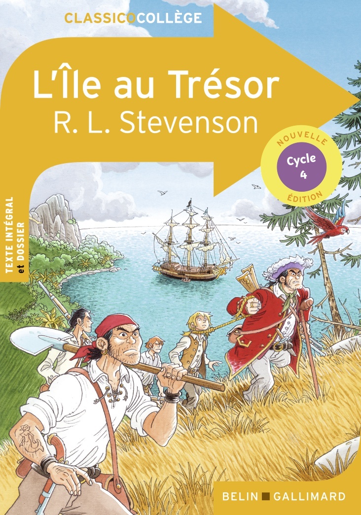 L'Île au trésor - Juliette Morando, Robert Louis Stevenson - BELIN GALLIMARD
