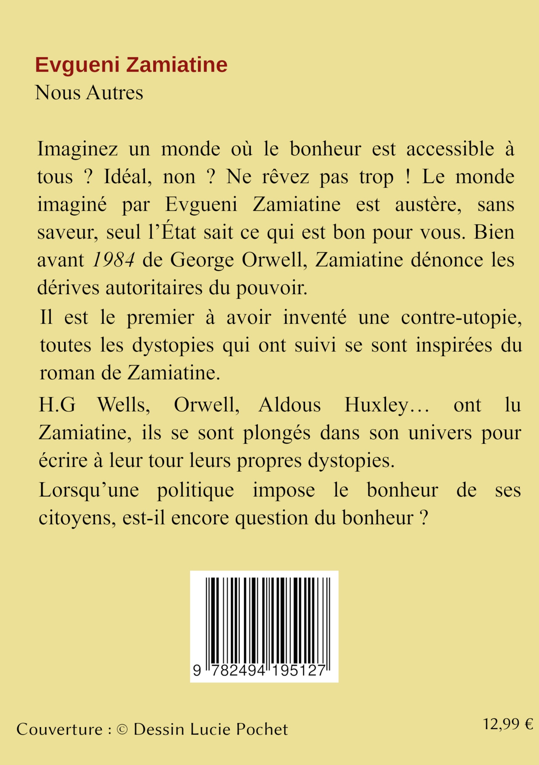 Nous Autres - Evgueni Zamiatine - SINOPE