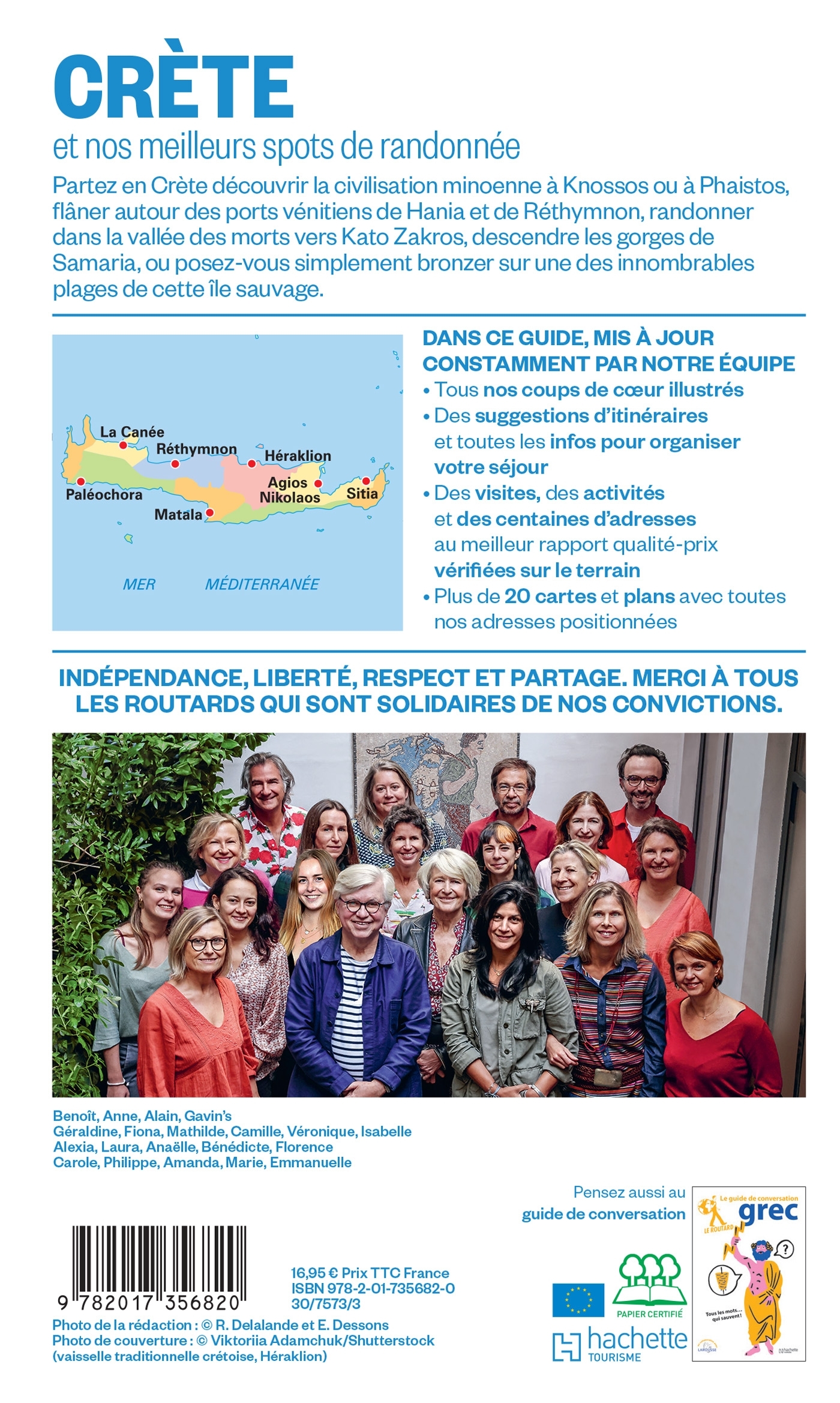 Guide du Routard Crète 2026/27 - ERICK ALEXANDERSON ROSAS,   - HACHETTE TOURI