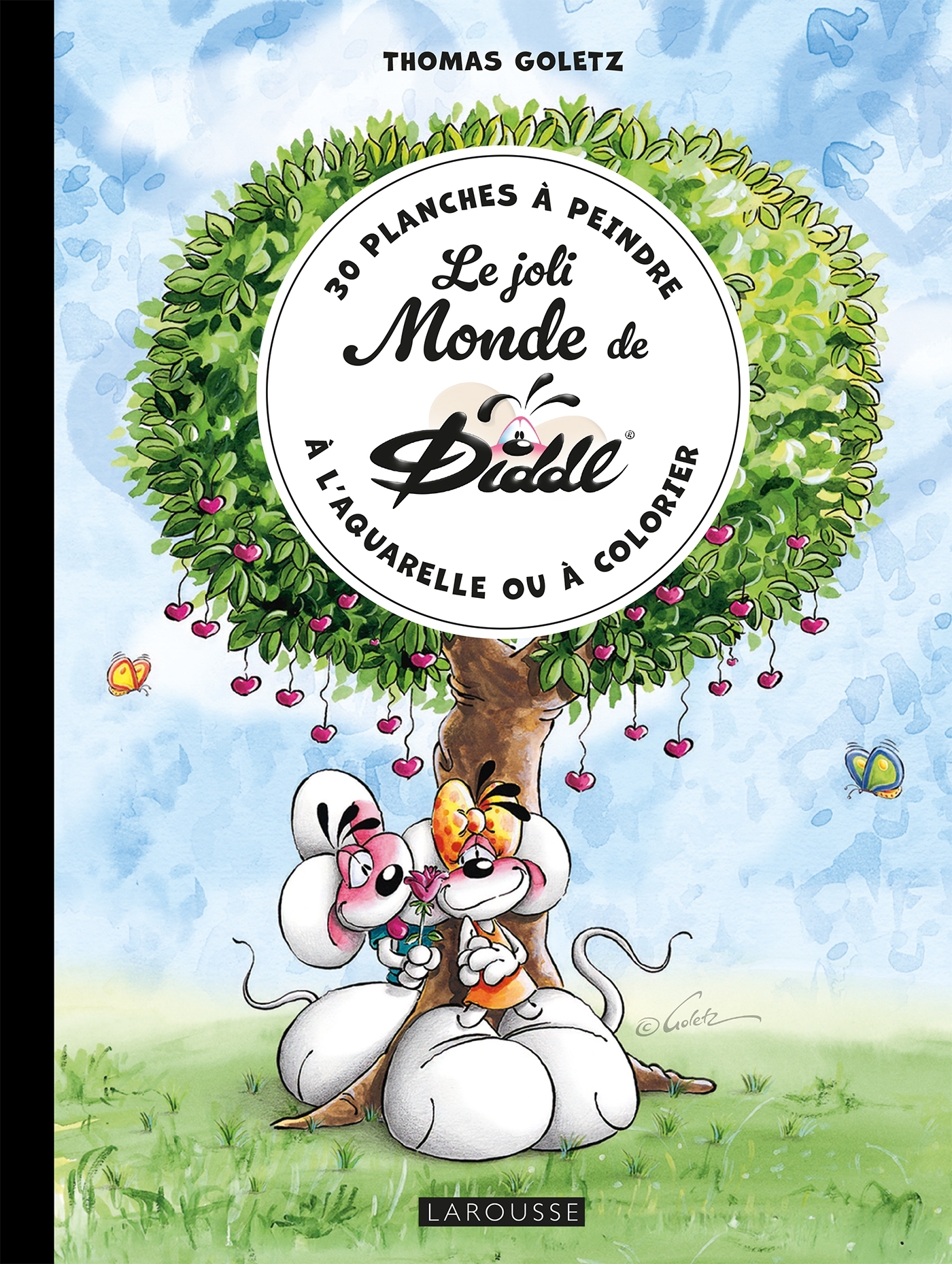 Le joli monde de Diddl : 30 planches à peindre à l'aquarelle ou à colorier -  - LAROUSSE