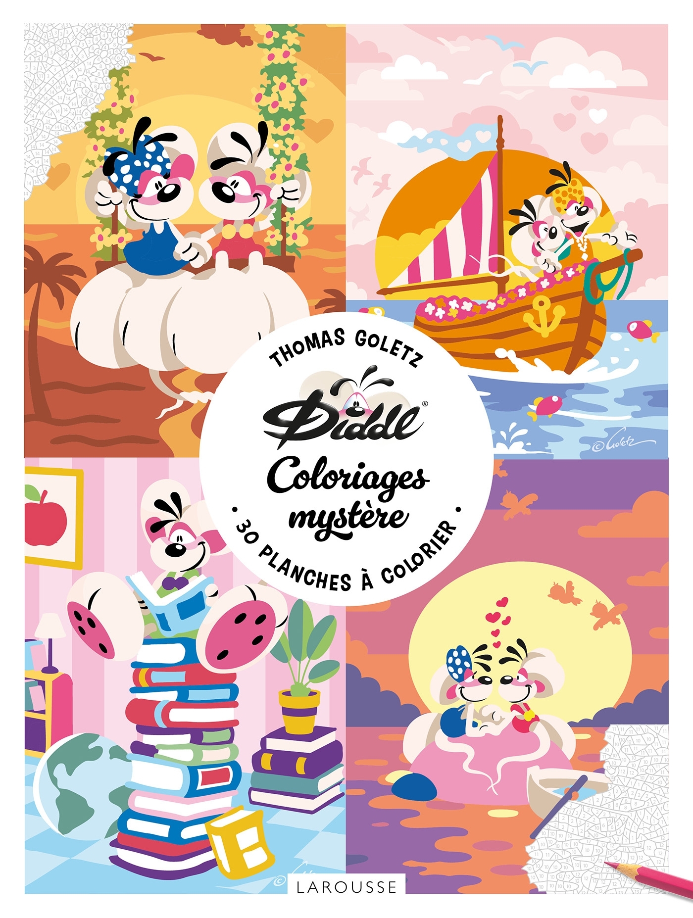 Diddl - Coloriages mystère -  - LAROUSSE