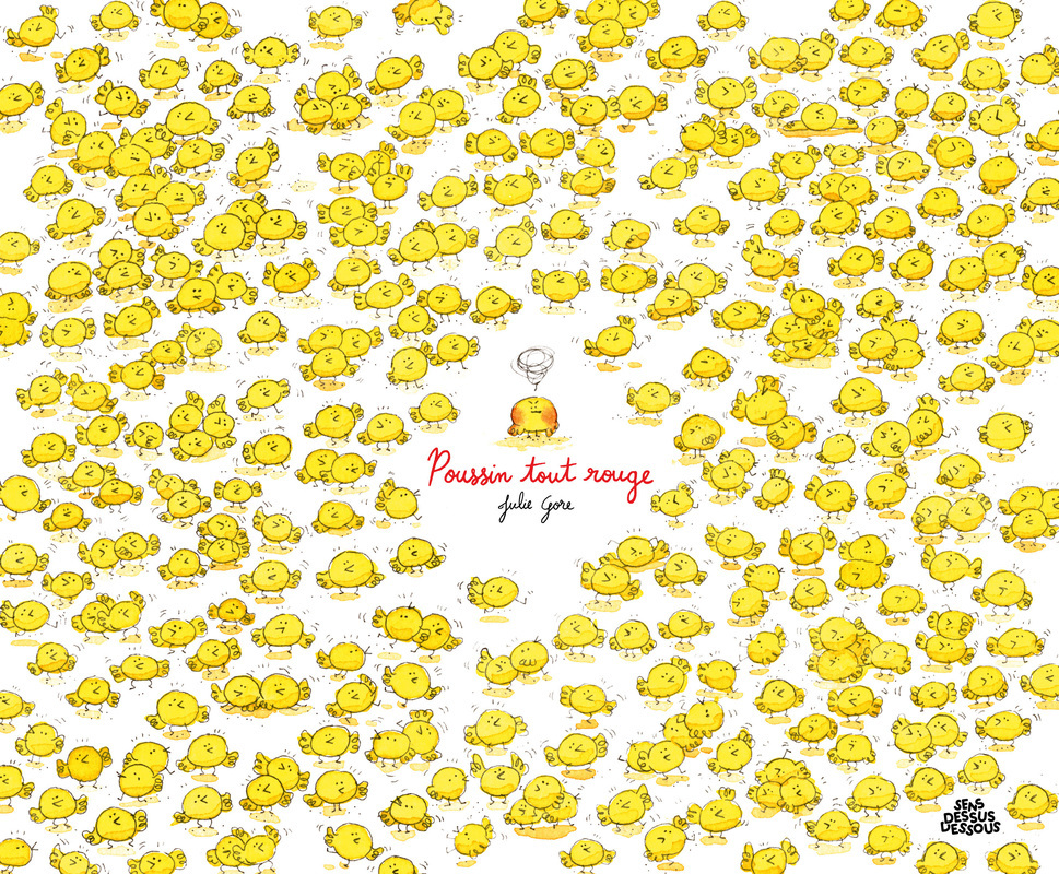 Poussin tout rouge - Julie Gore - DESSUS DESSOUS