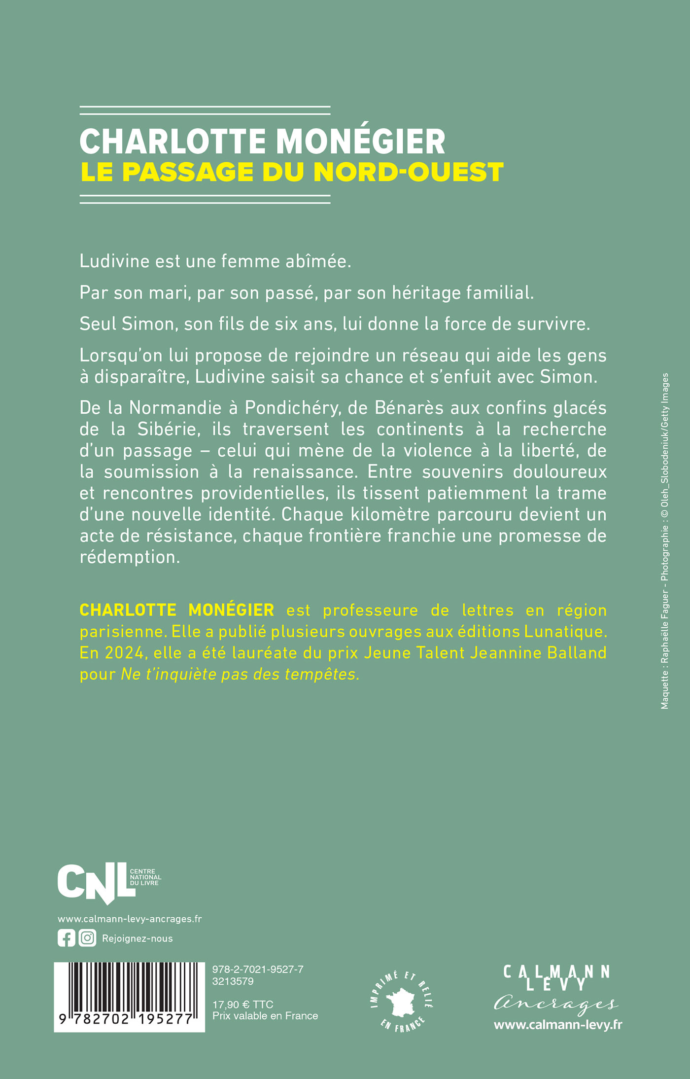 Le Passage du Nord-Ouest - Charlotte Monégier - CALMANN-LEVY