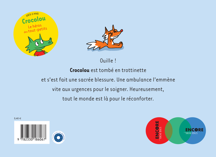 Crocolou va à l'hôpital - Ophélie Texier - ACTES SUD