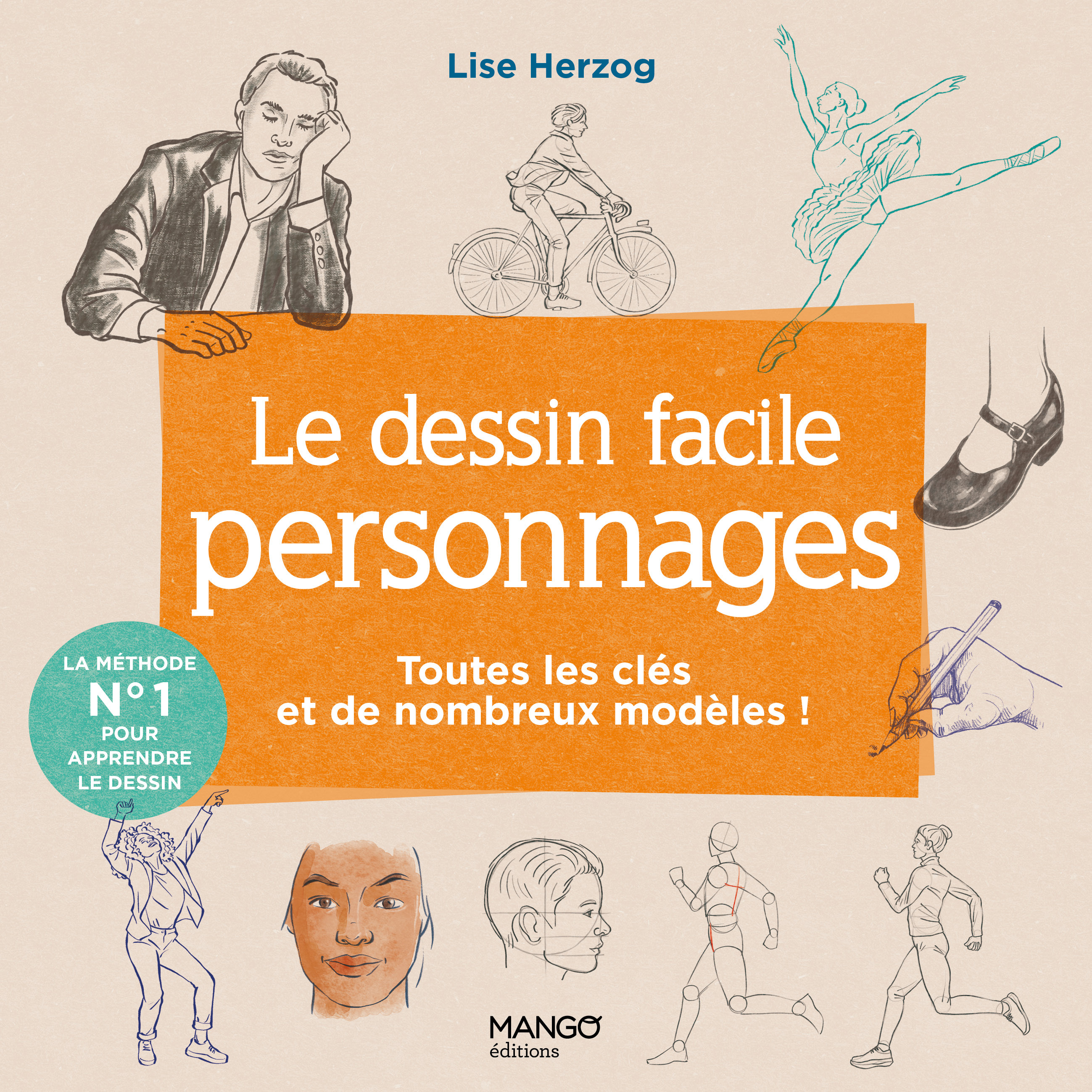 Le dessin facile Personnages - Lise Herzog - MANGO