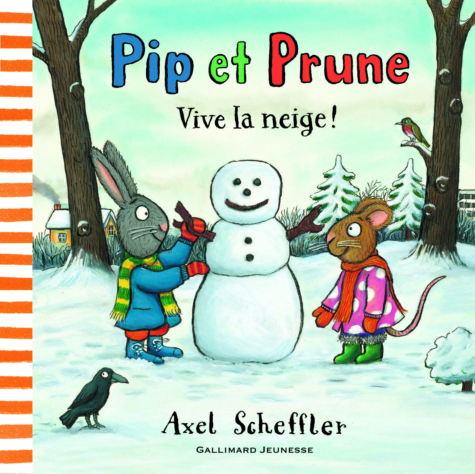 Pip et Prune : Vive la neige ! - Axel Scheffler - GALLIMARD JEUNE