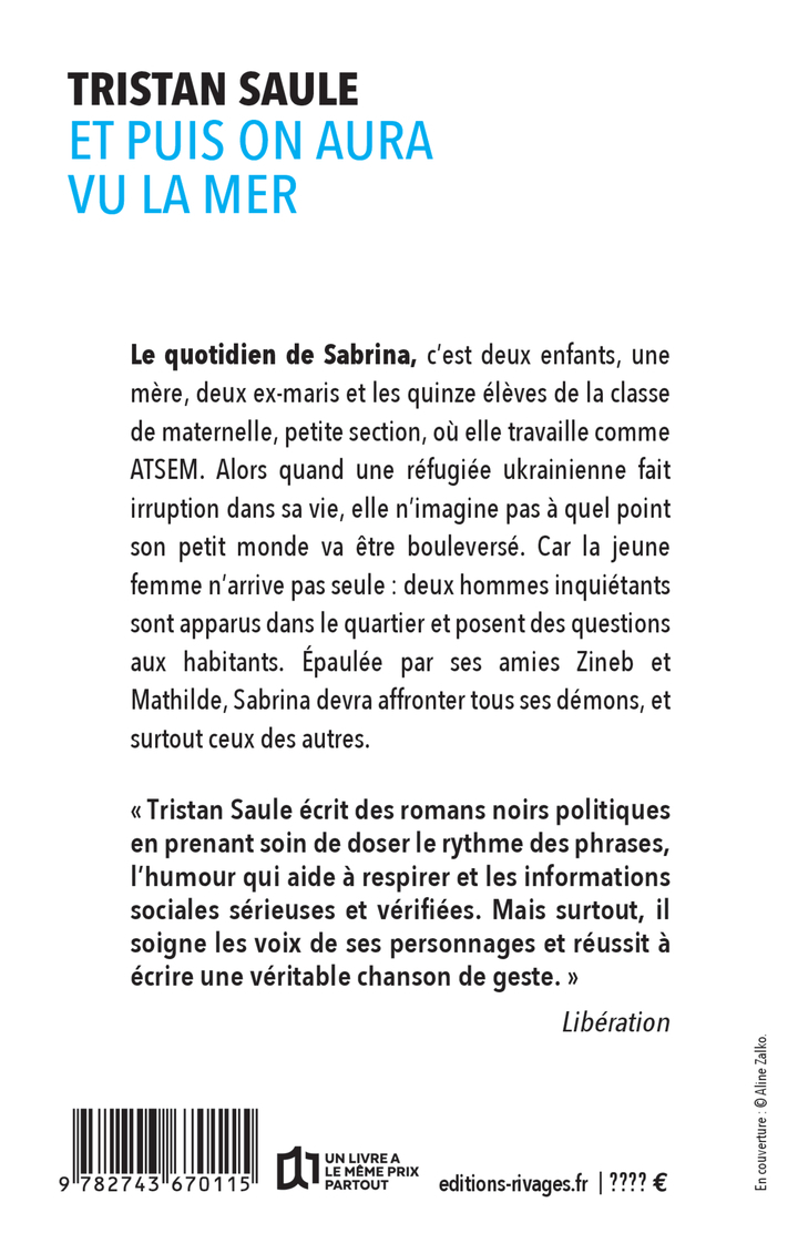 Et puis on aura vu la mer - Tristan Saule - RIVAGES